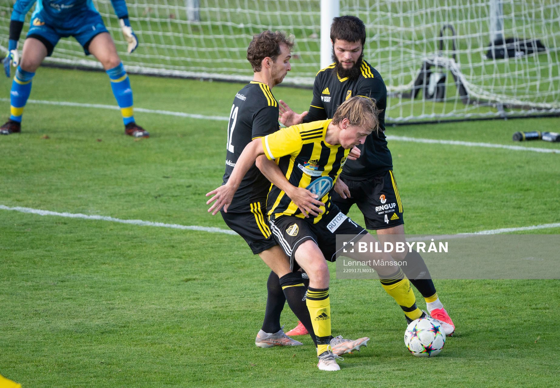 IFK Hässleholms Robin Strömberg i matchen i div. 2 mellan