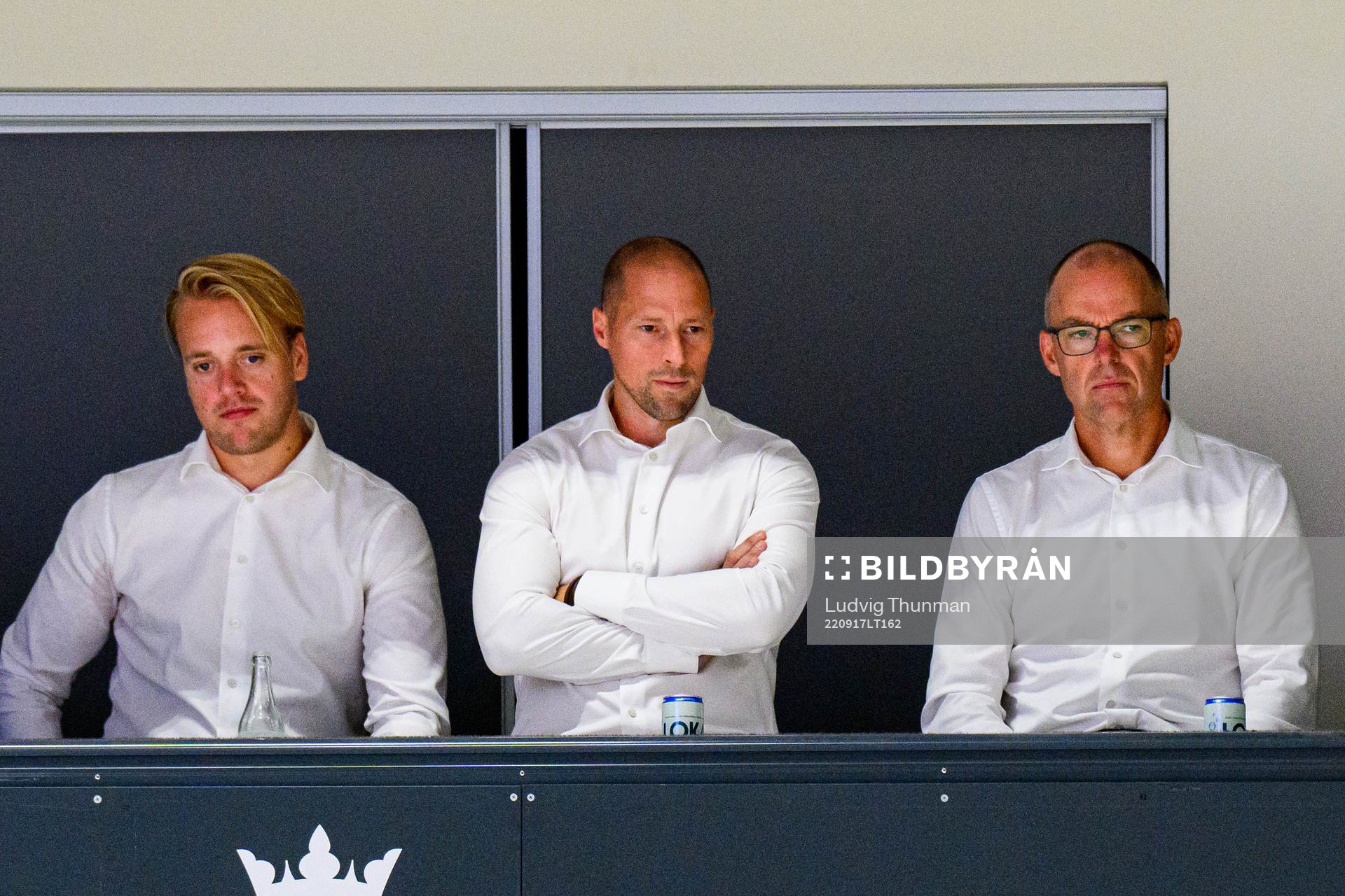 Rögles Sportchef Chris Abbott och klubbdirektör Daniel