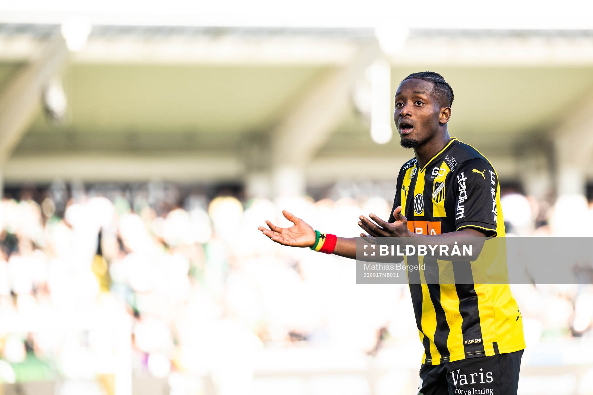 Häckens Ibrahim Sadiq reagerar