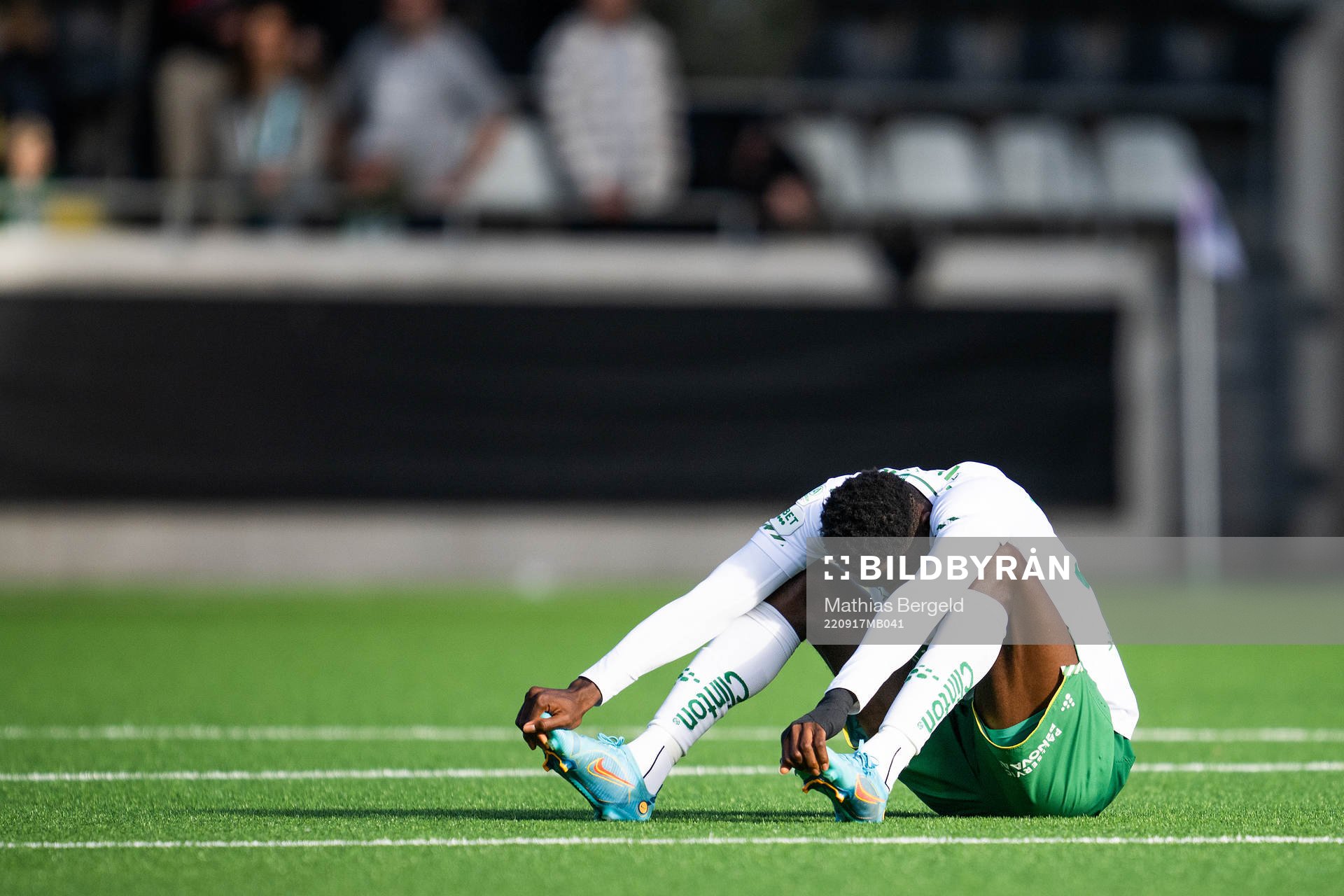 Hammarbys Nathaniel Adjei deppar
