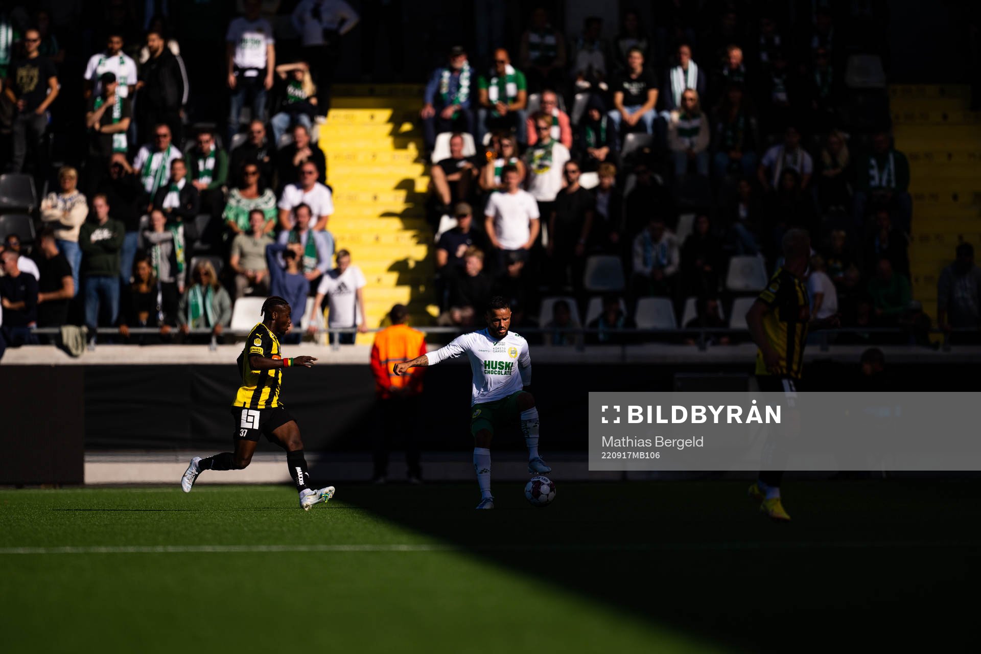 Häckens Ibrahim Sadiq och Hammarbys Mohanad Jeahze