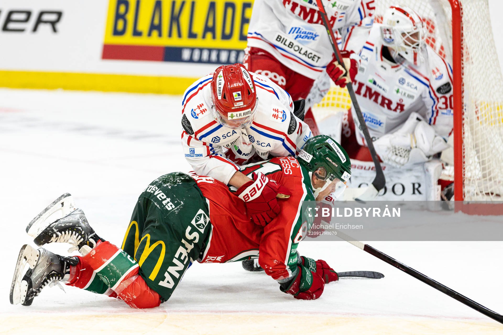 Frölundas Ryan Lasch och Timrås Jakob Stenqvist