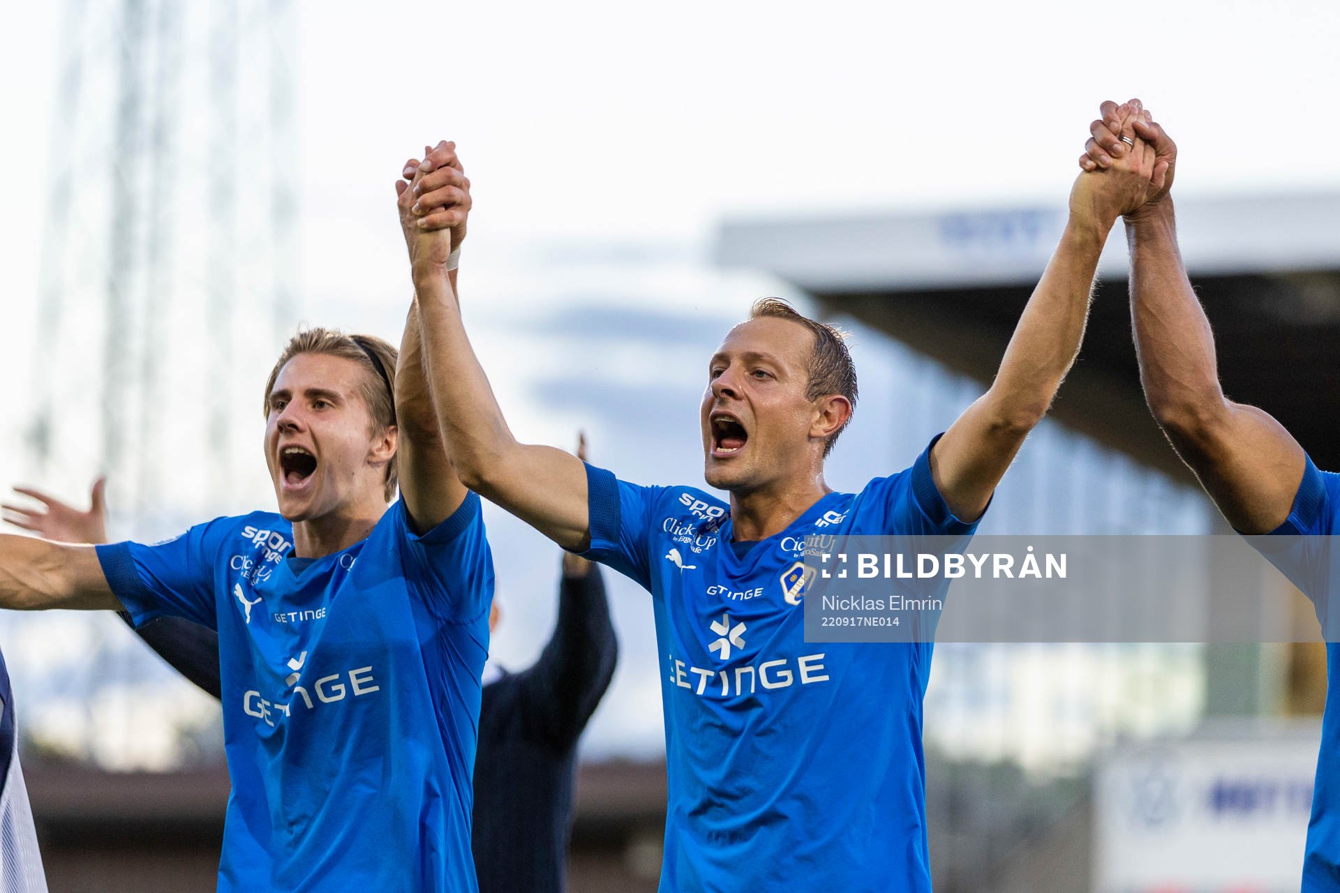 Halmstads Joel Allansson jublar