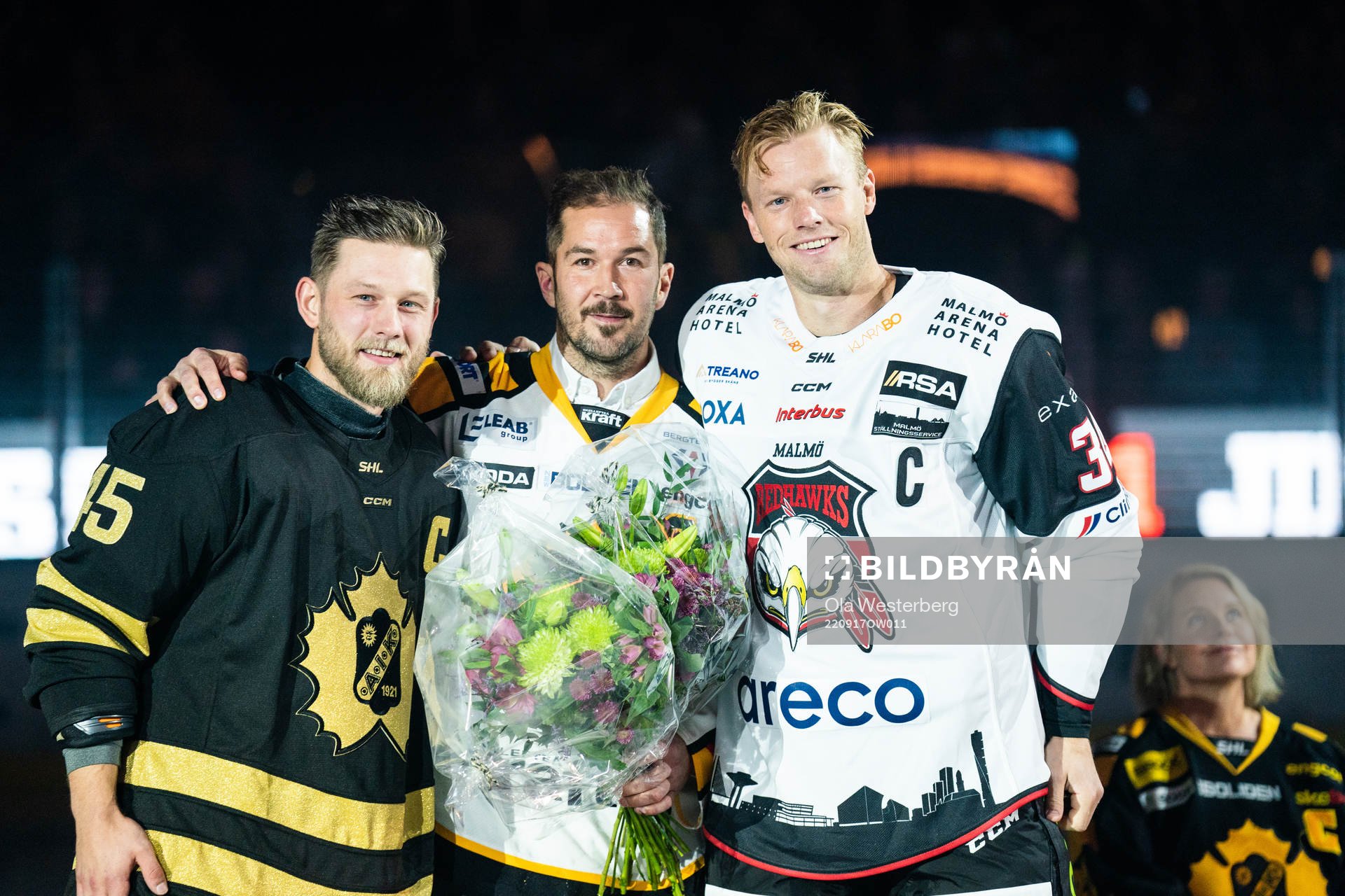 Skellefteås Oscar Möller och Malmö Redhawks Carl