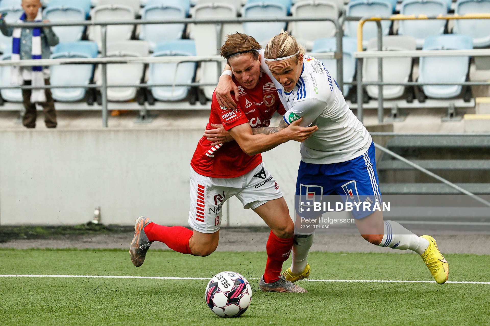 Kalmars Johan Karlsson och IFK Norrköpings Arnor Sigurdsson