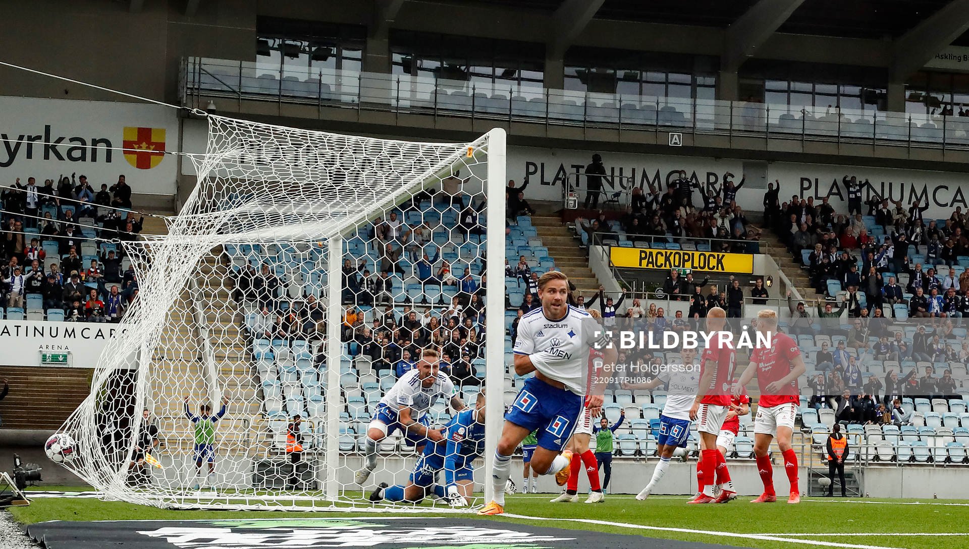 Mål 1-0 av IFK Norrköpings målvakt Christoffer Nyman