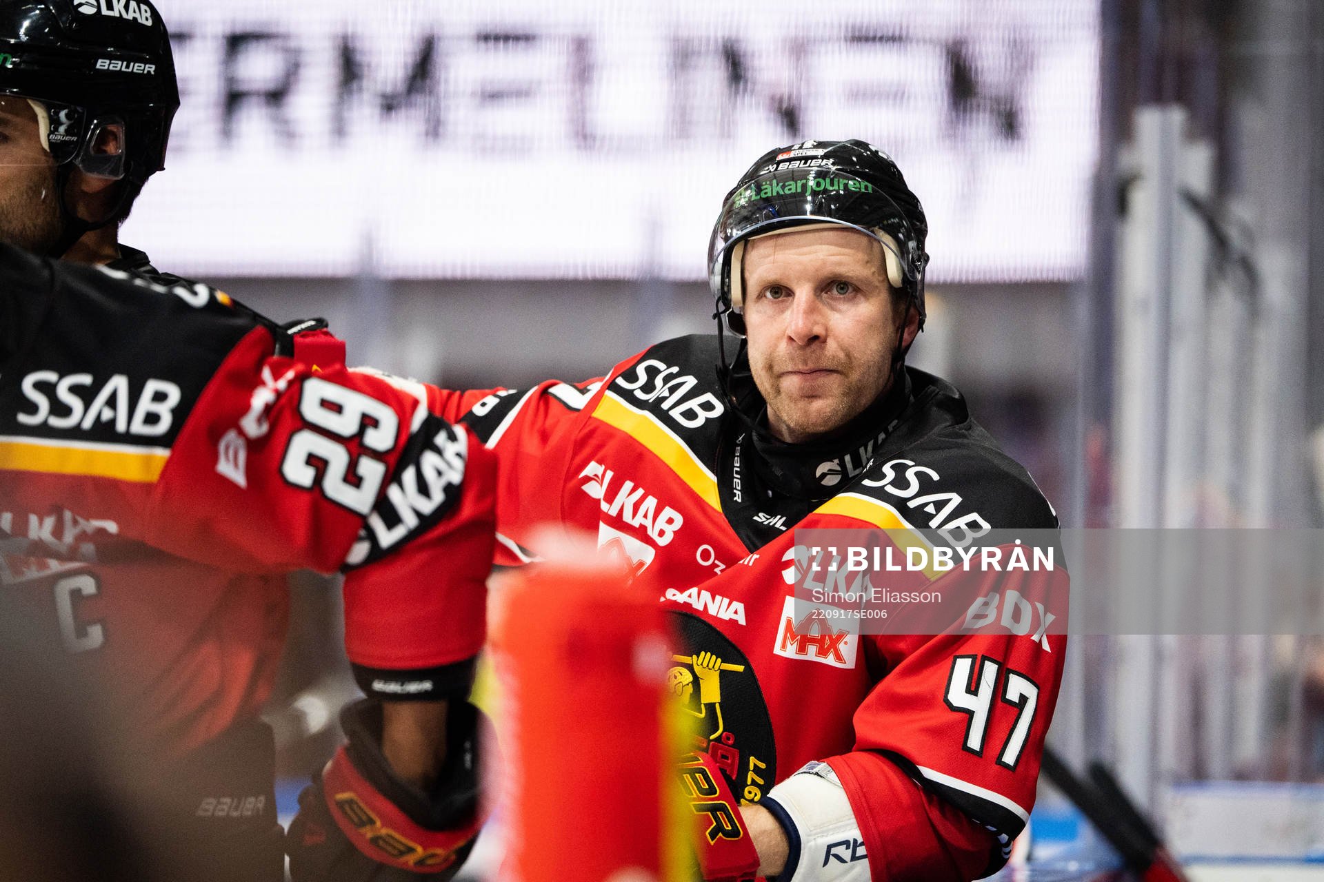 Luleås Leo Komarov värmer upp