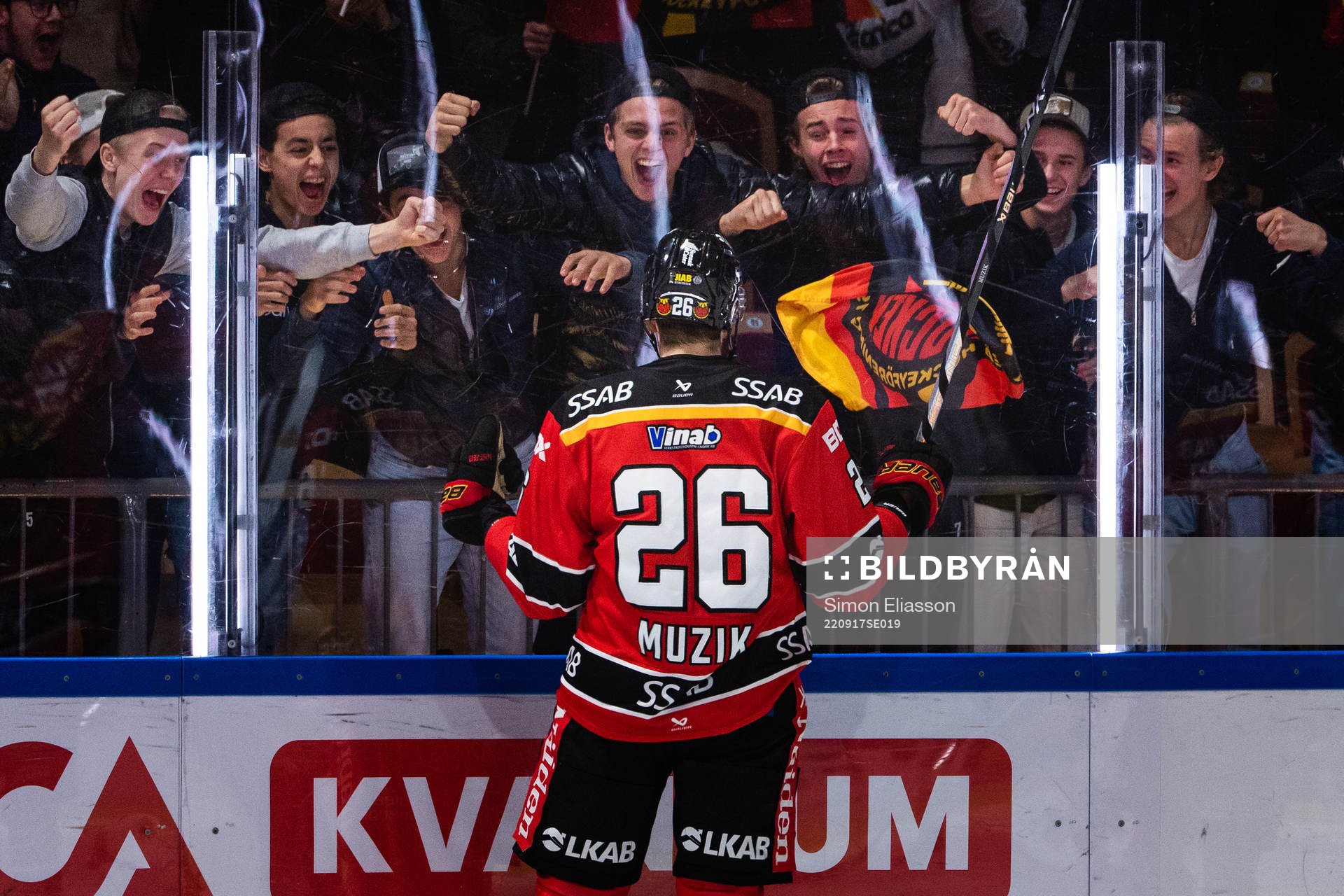 Luleås Radek Muzik jublar