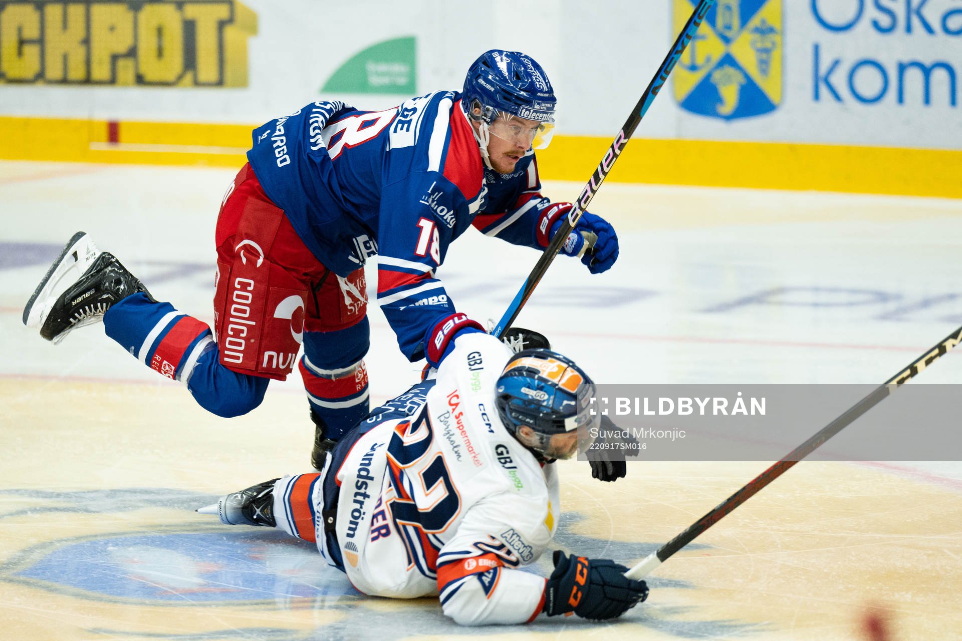 Oskarshamns Niclas Burström och Växjös Tobias Rieder