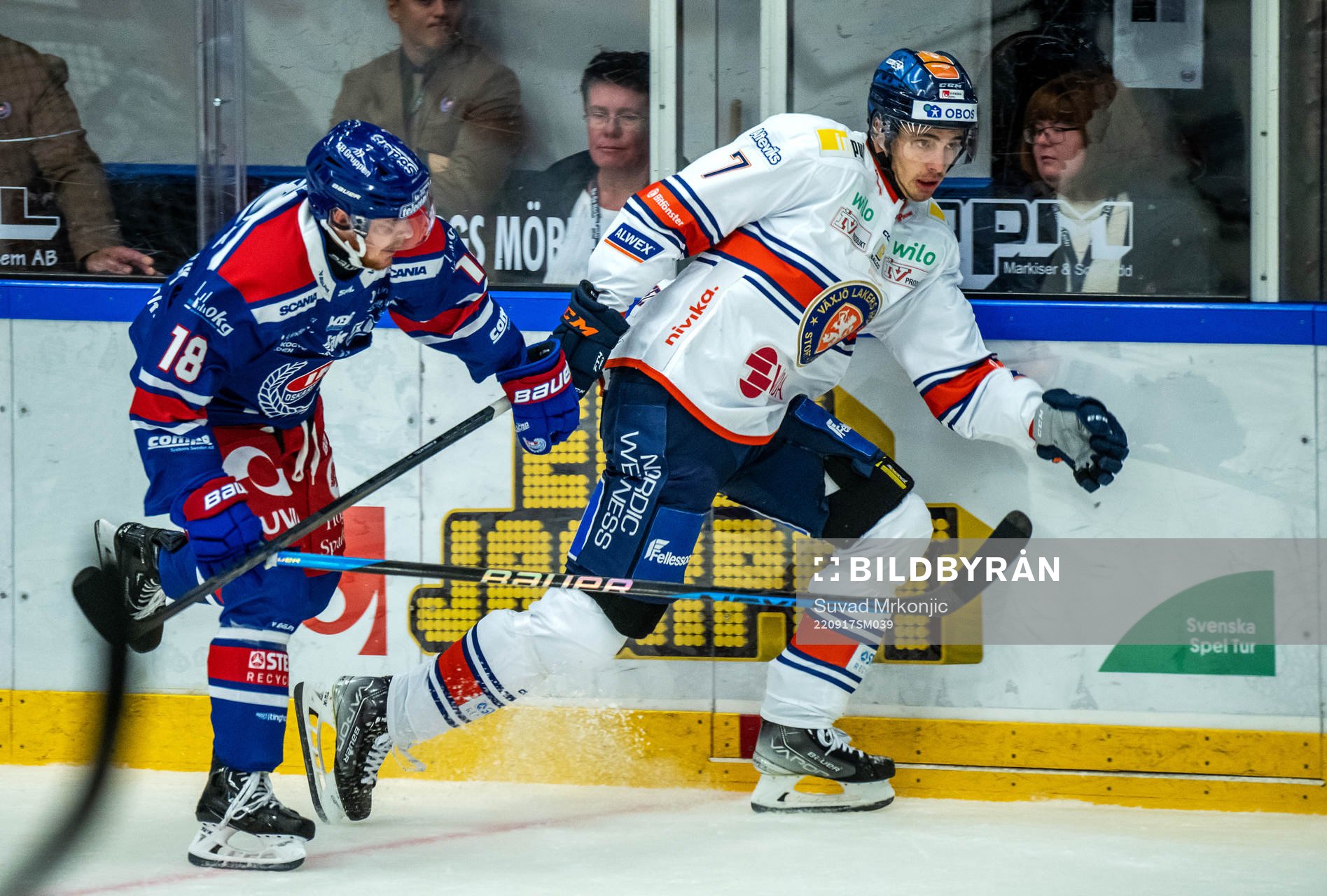 Oskarshamns Niclas Burström och Växjös Hardy Häman