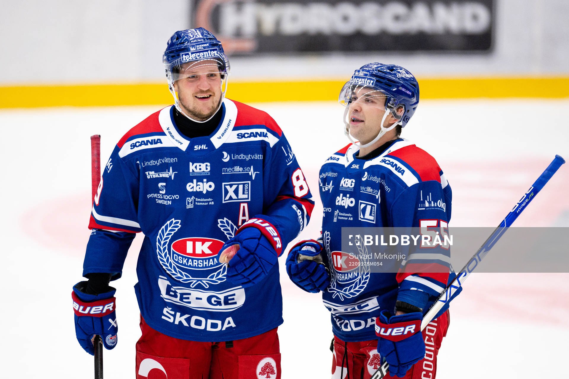 Oskarshamns Patrik Karlkvist och David Quenneville