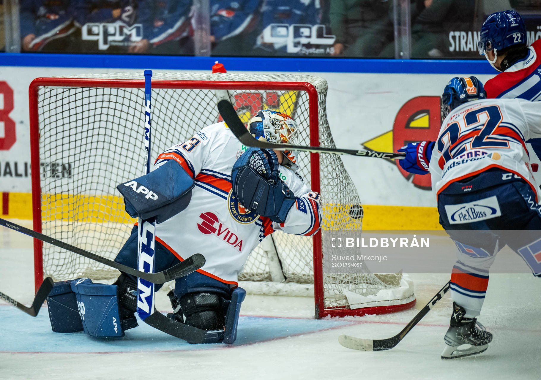 Oskarshamns John Dahlström gör här 1-1