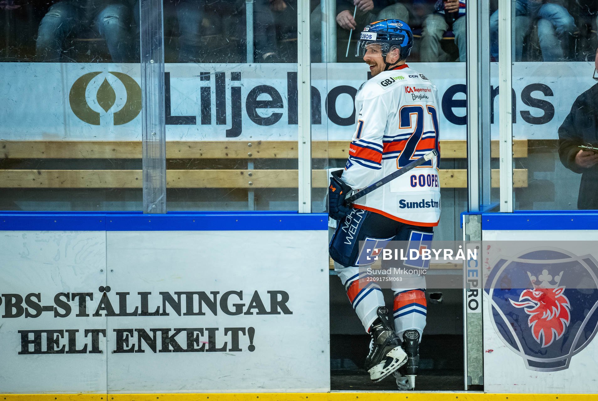 Växjös Brian Cooper visas ut