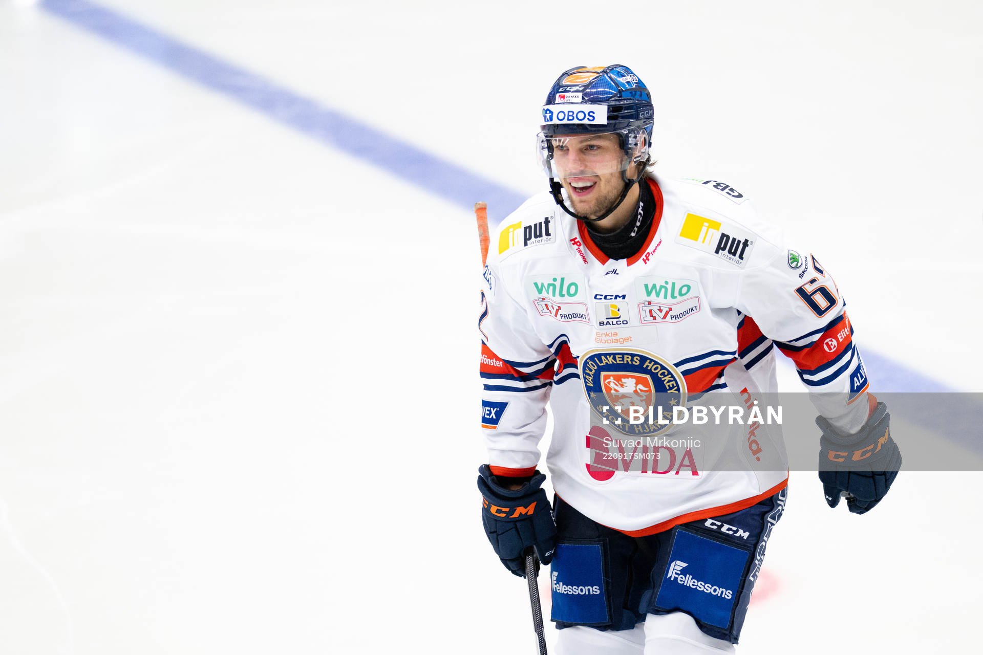 Växjös Manuel Ågren jublar
