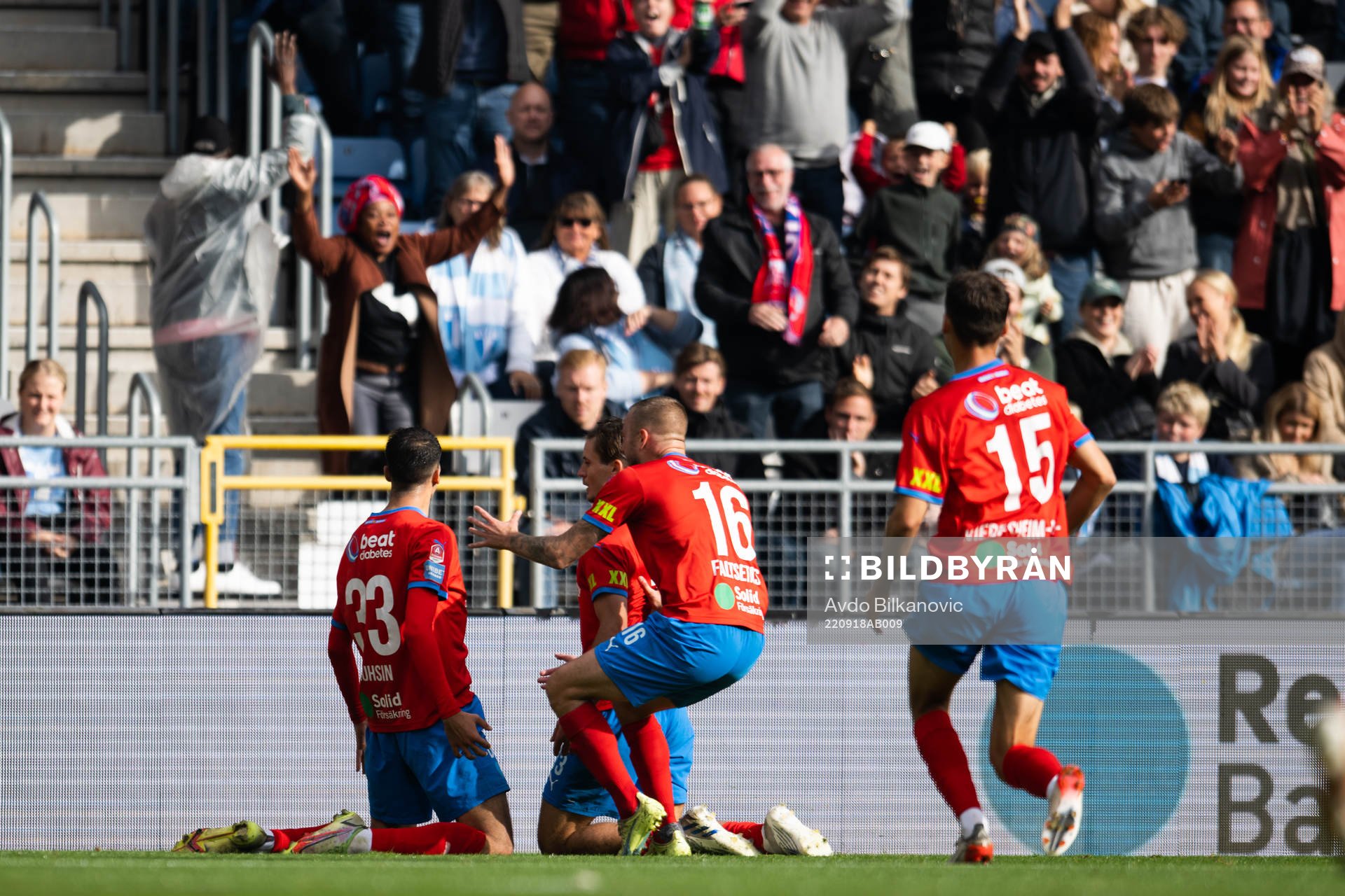 Helsingborgs Amar Muhsin jublar