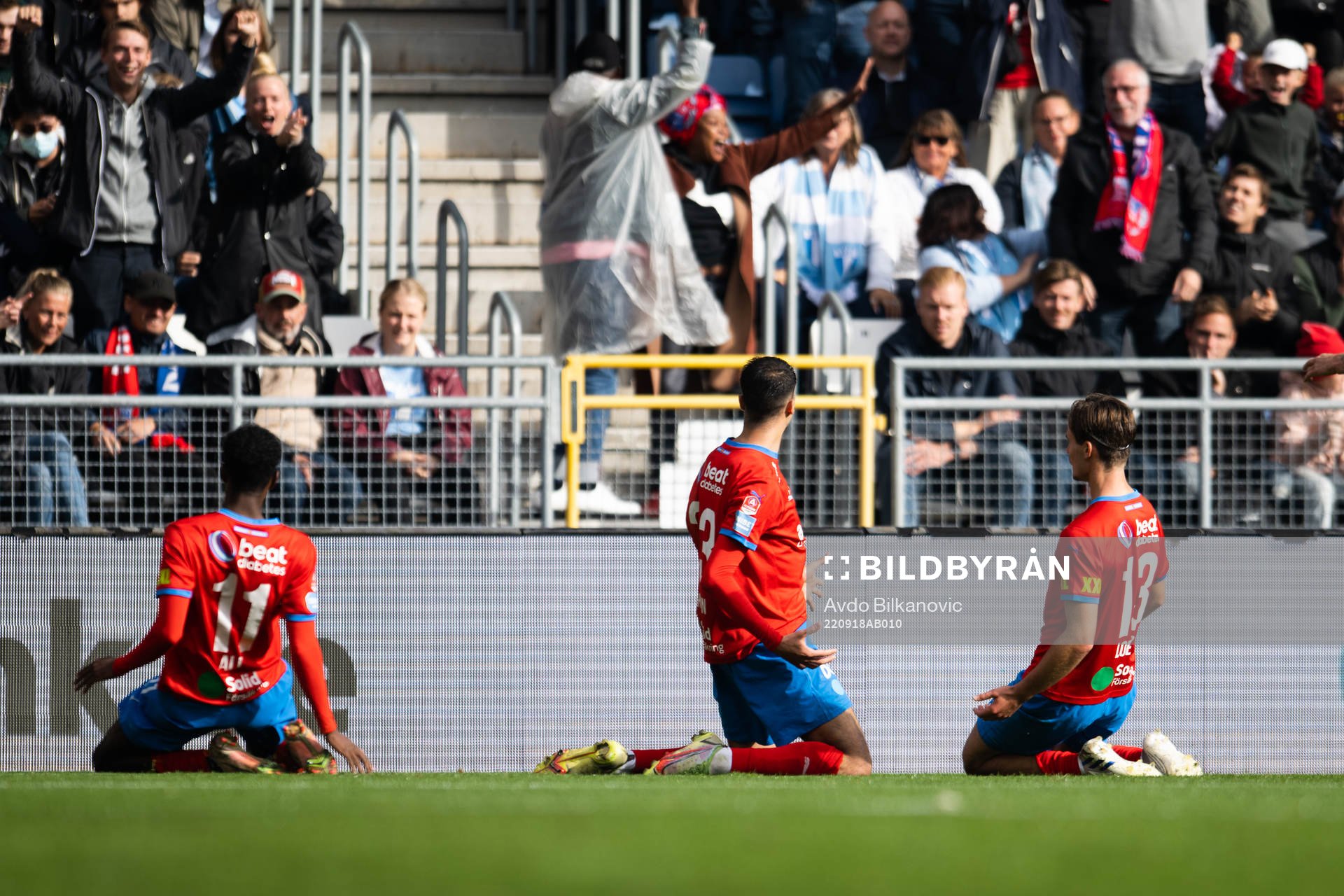 Helsingborgs Amar Muhsin jublar