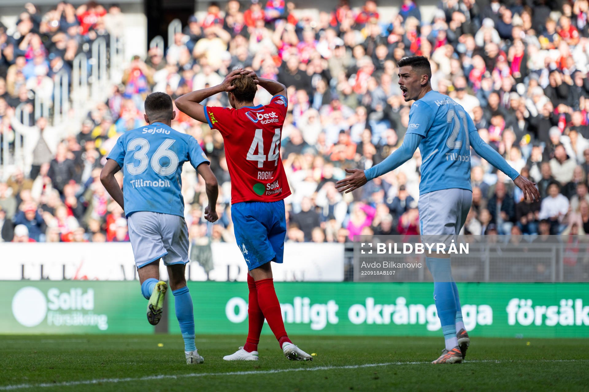 Helsingborgs Thomas Rogne deppar