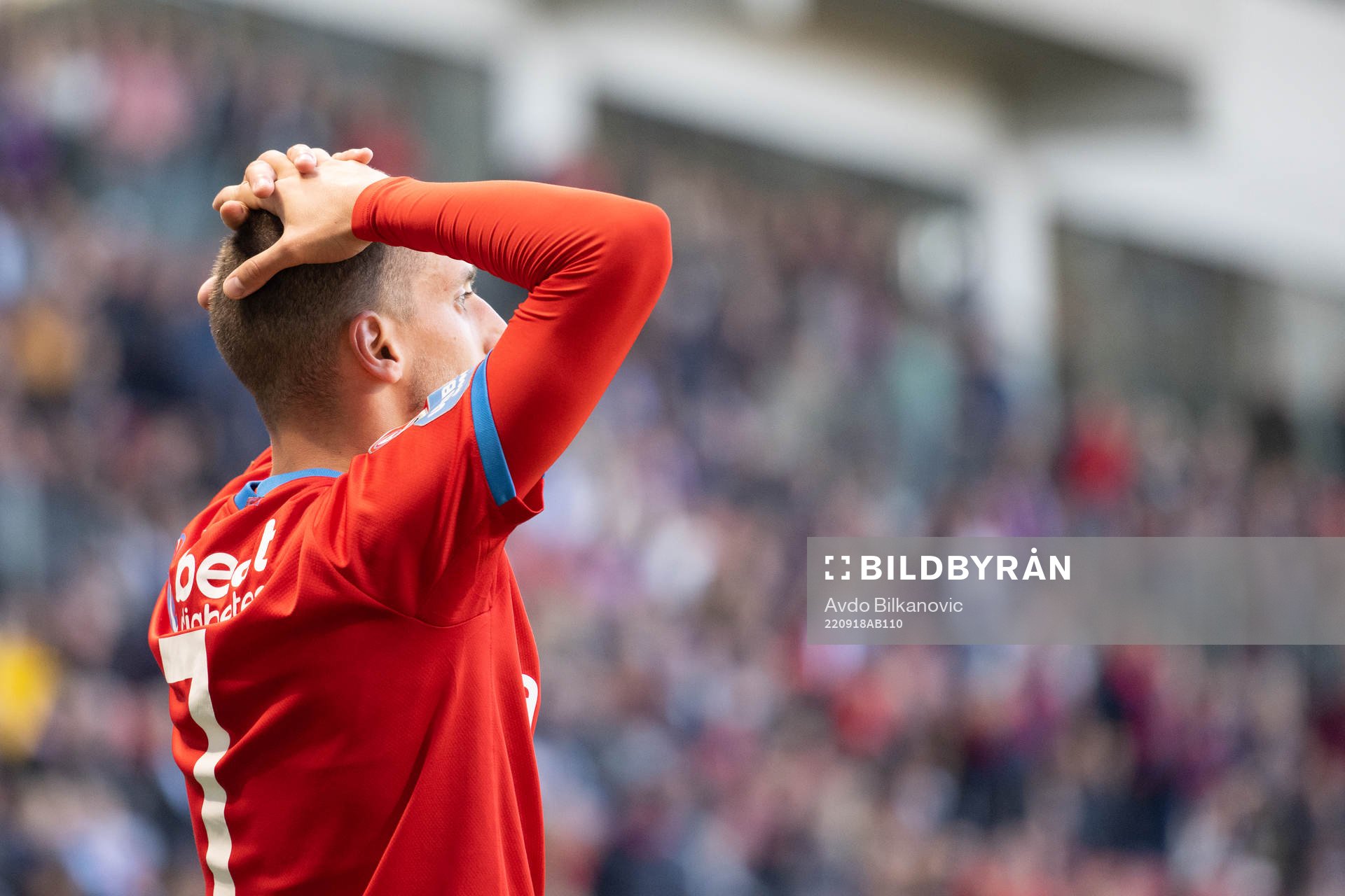 Helsingborgs Arian Kabashi deppar