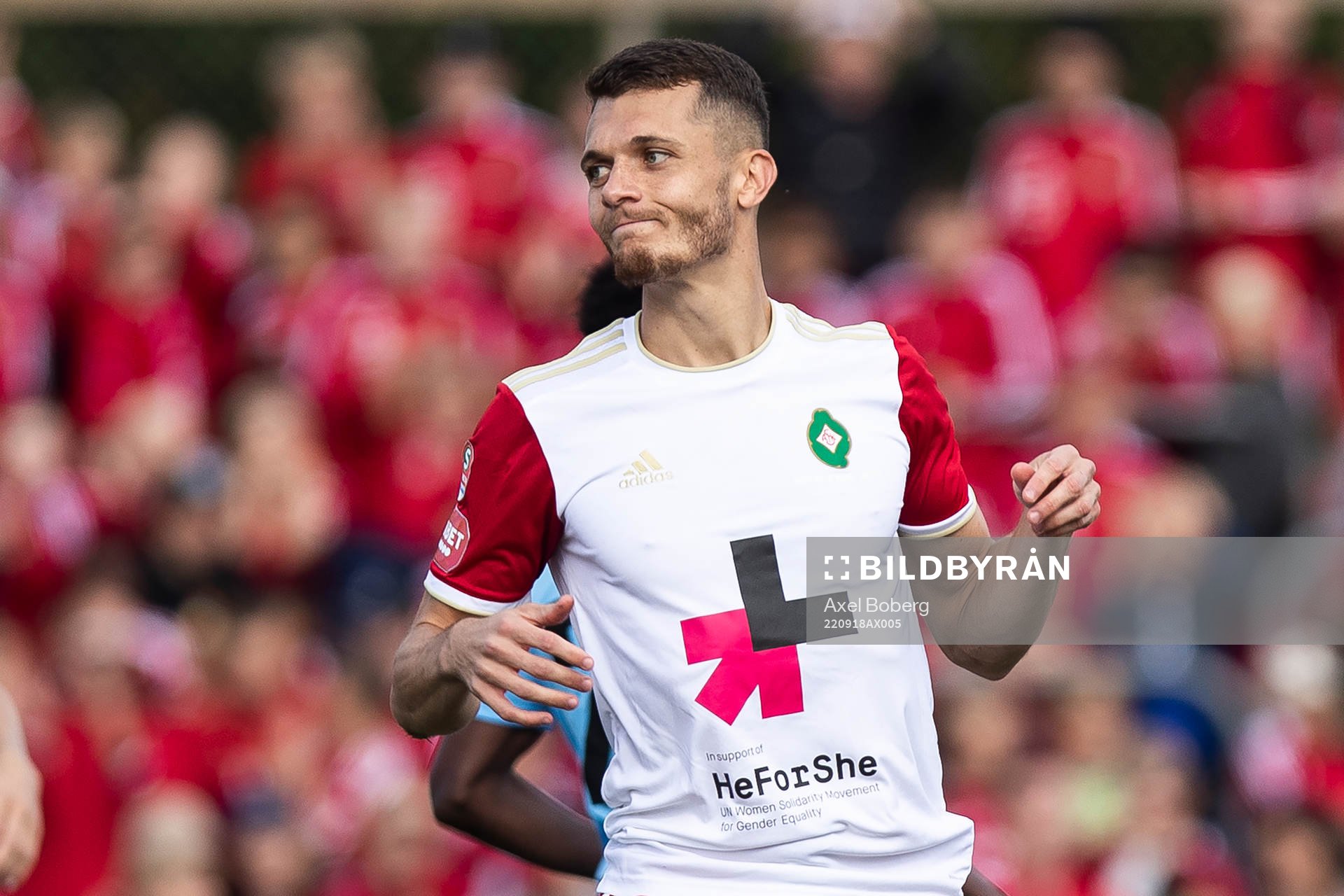 Skövde AIKs Yoann Fellrath deppar