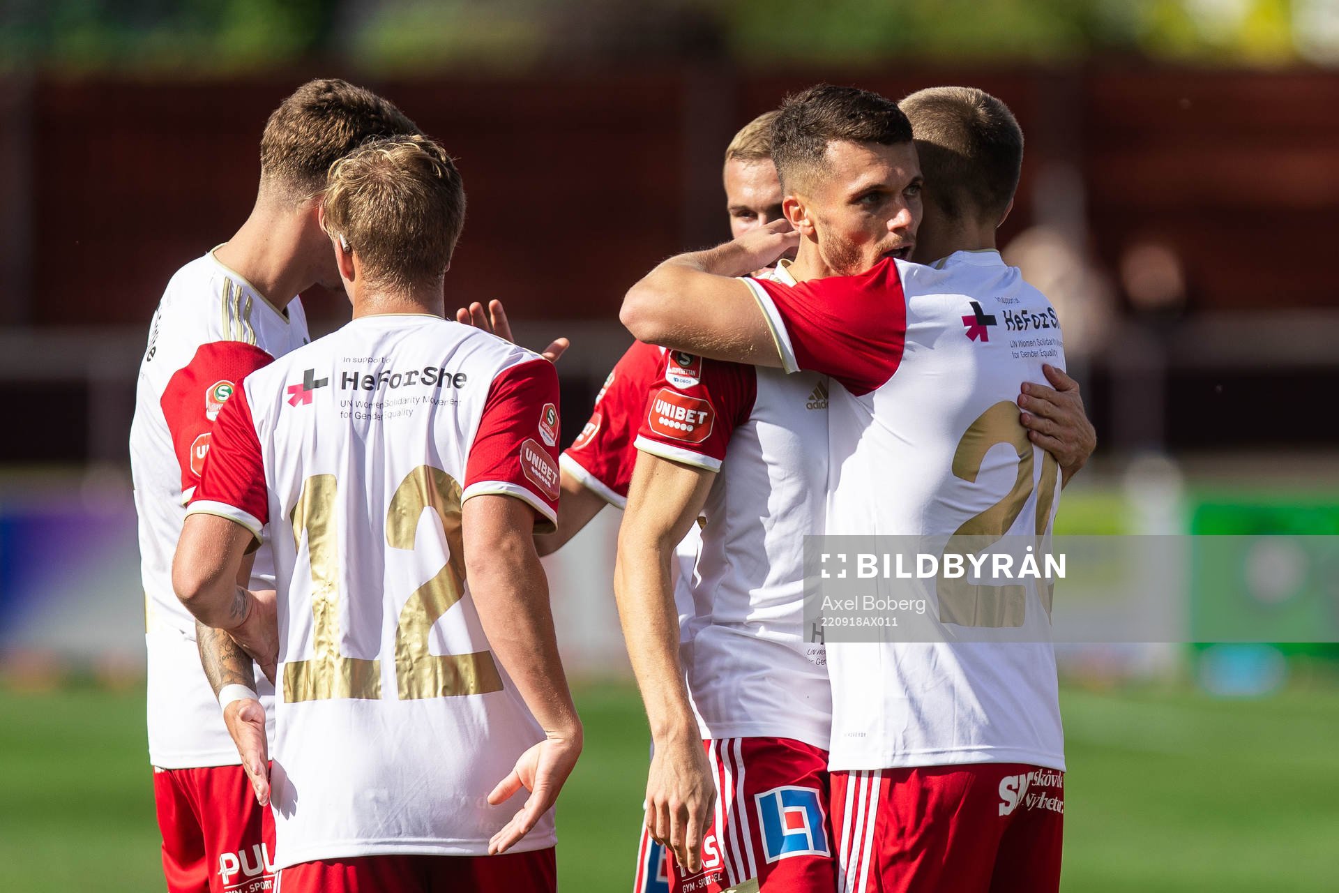 Skövde AIKs Yoann Fellrath jublar