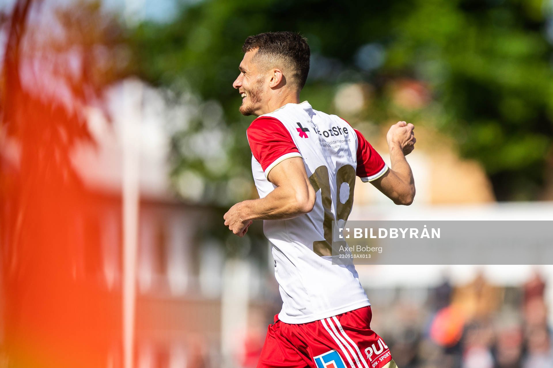 Skövde AIKs Yoann Fellrath jublar