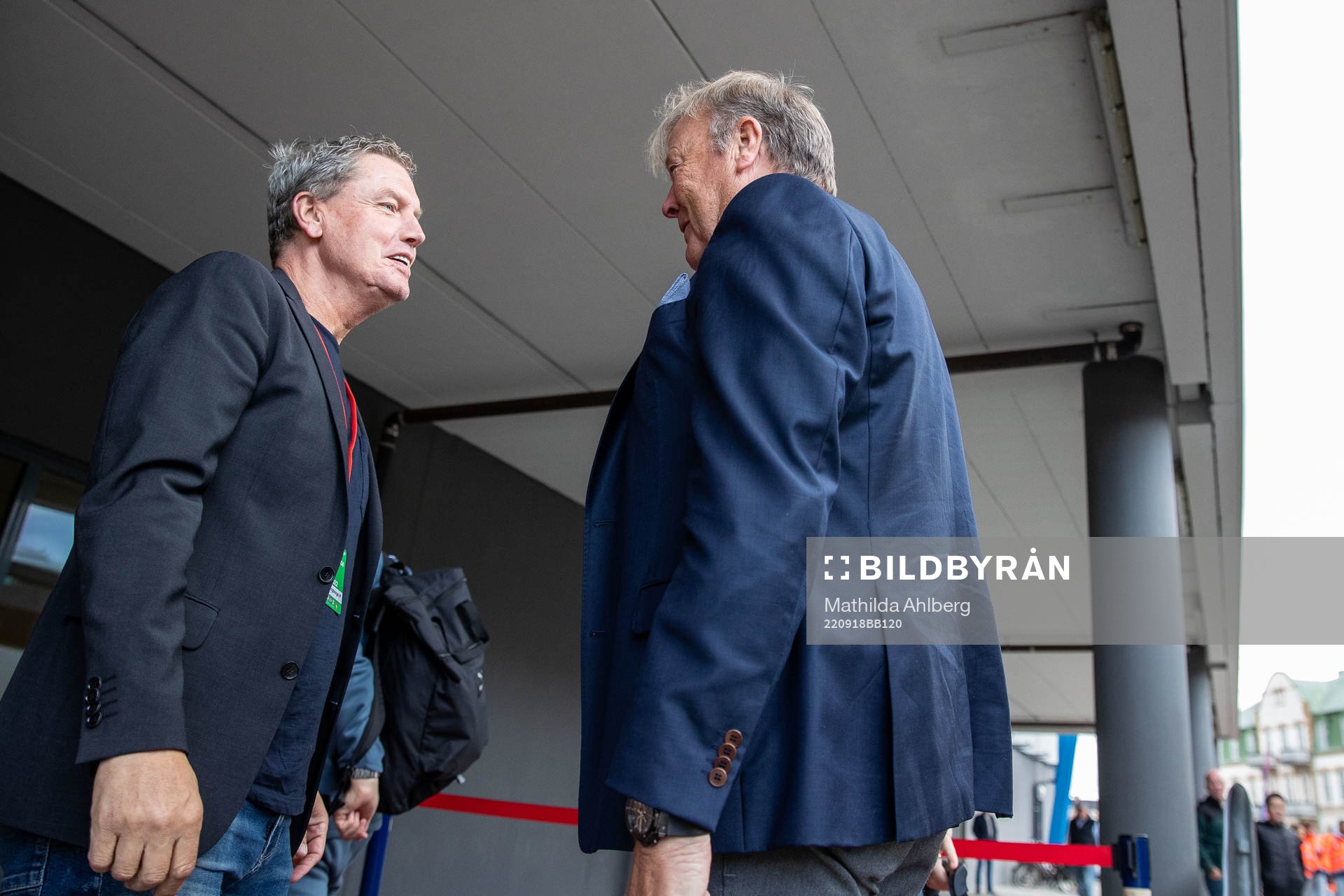 Malmös tränare Åge Hareide inför fotbollsmatchen i Allsvenskan mellan Helsingborg och Malmö FF den 18 september 2022 i Helsingborg. 