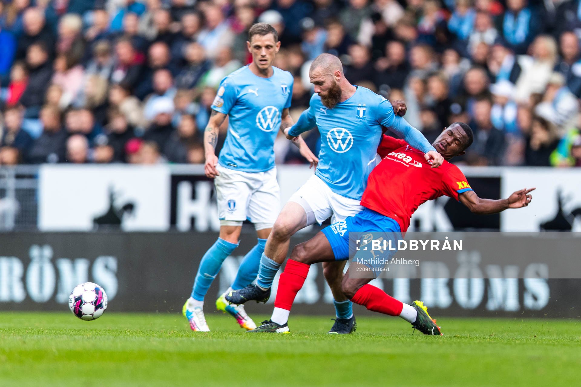Malmö FFs Jo Inge Berget och Helsingborgs Diego Cesar De