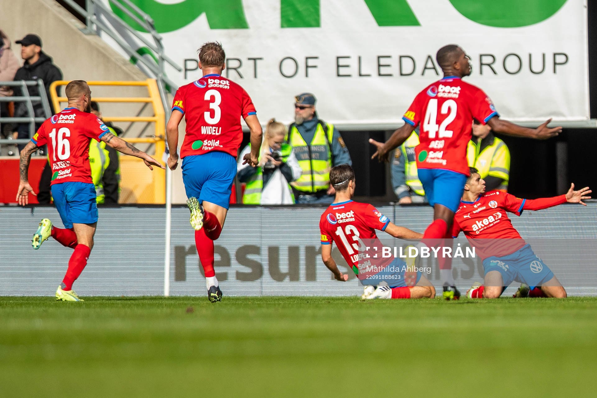 Helsingborgs Amar Muhsin jublar