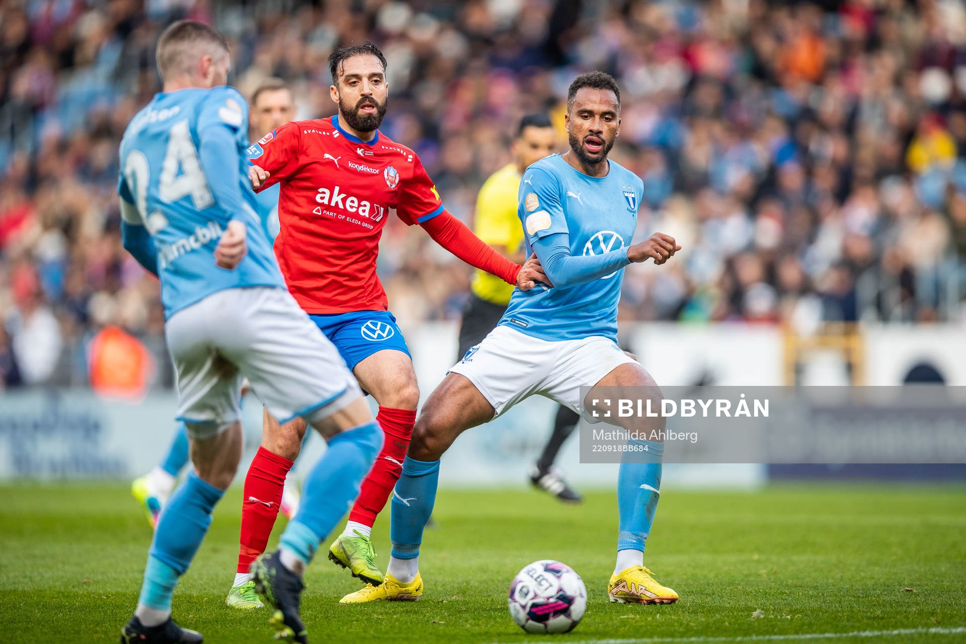 Helsingborgs Abdul Rahman Khalili och Malmö FFs Isaac