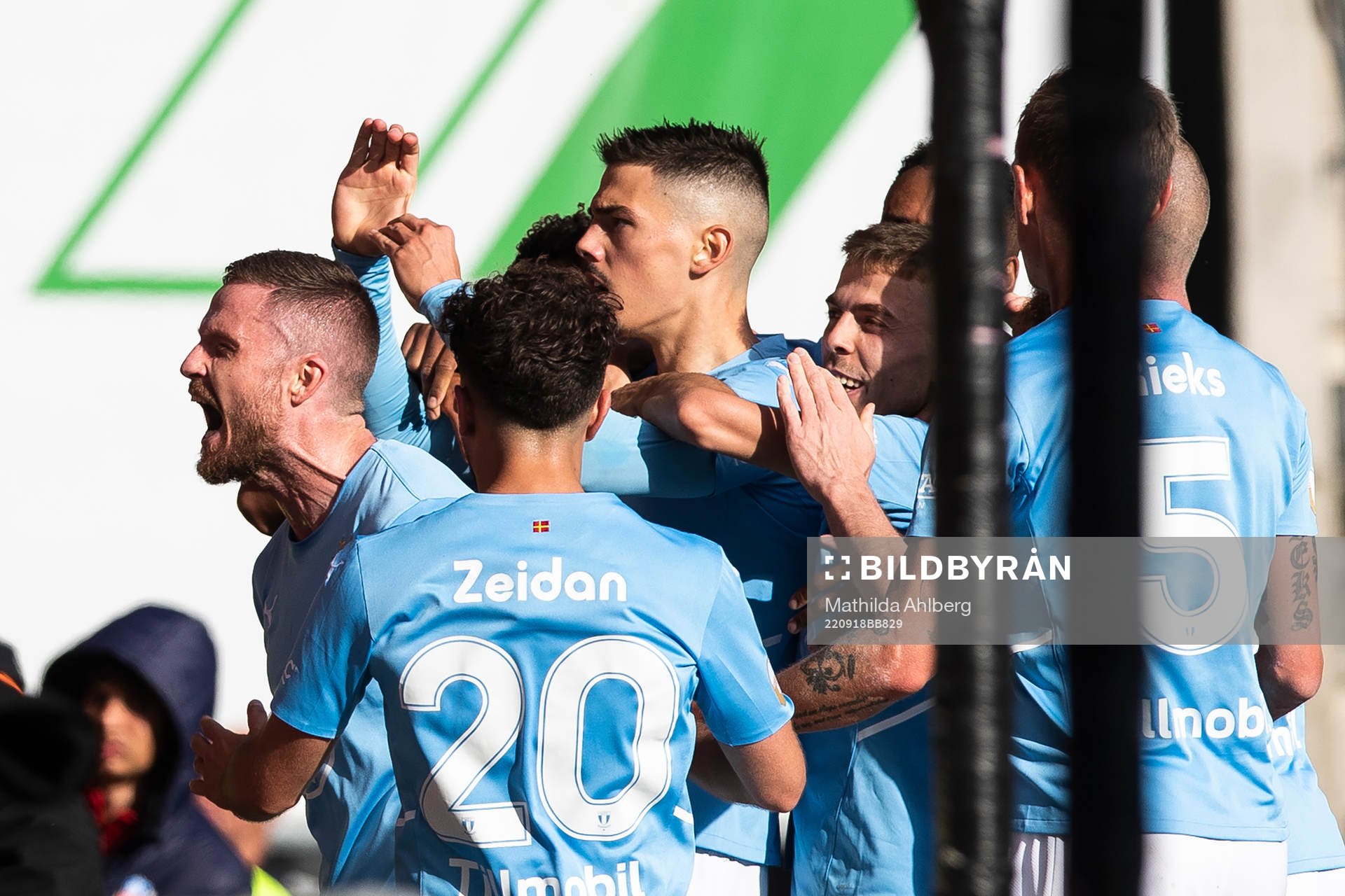 Malmö FFs Lasse Nielsen jublar