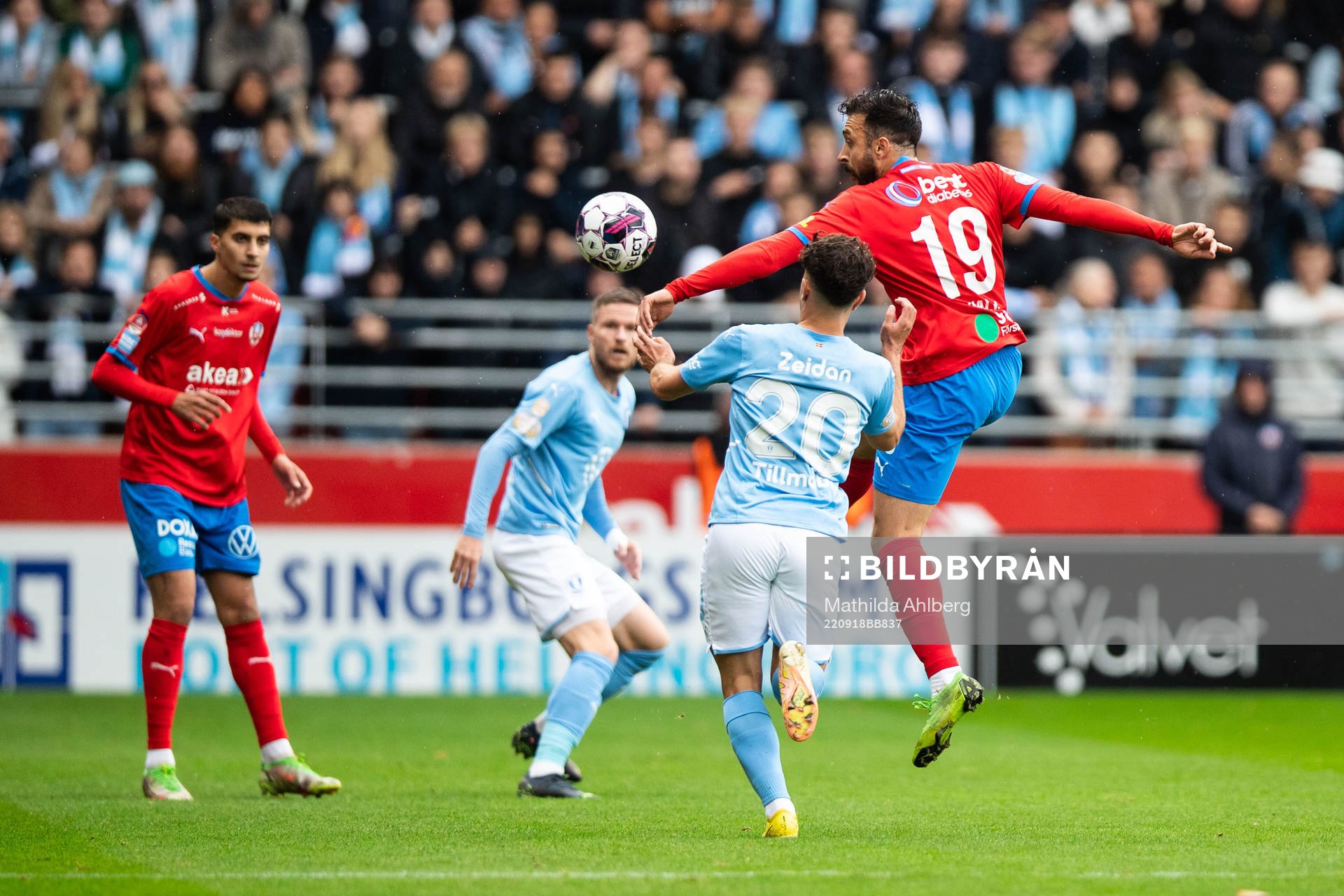 Malmö FFs Moustafa Zeidan och Helsingborgs Abdul Rahman
