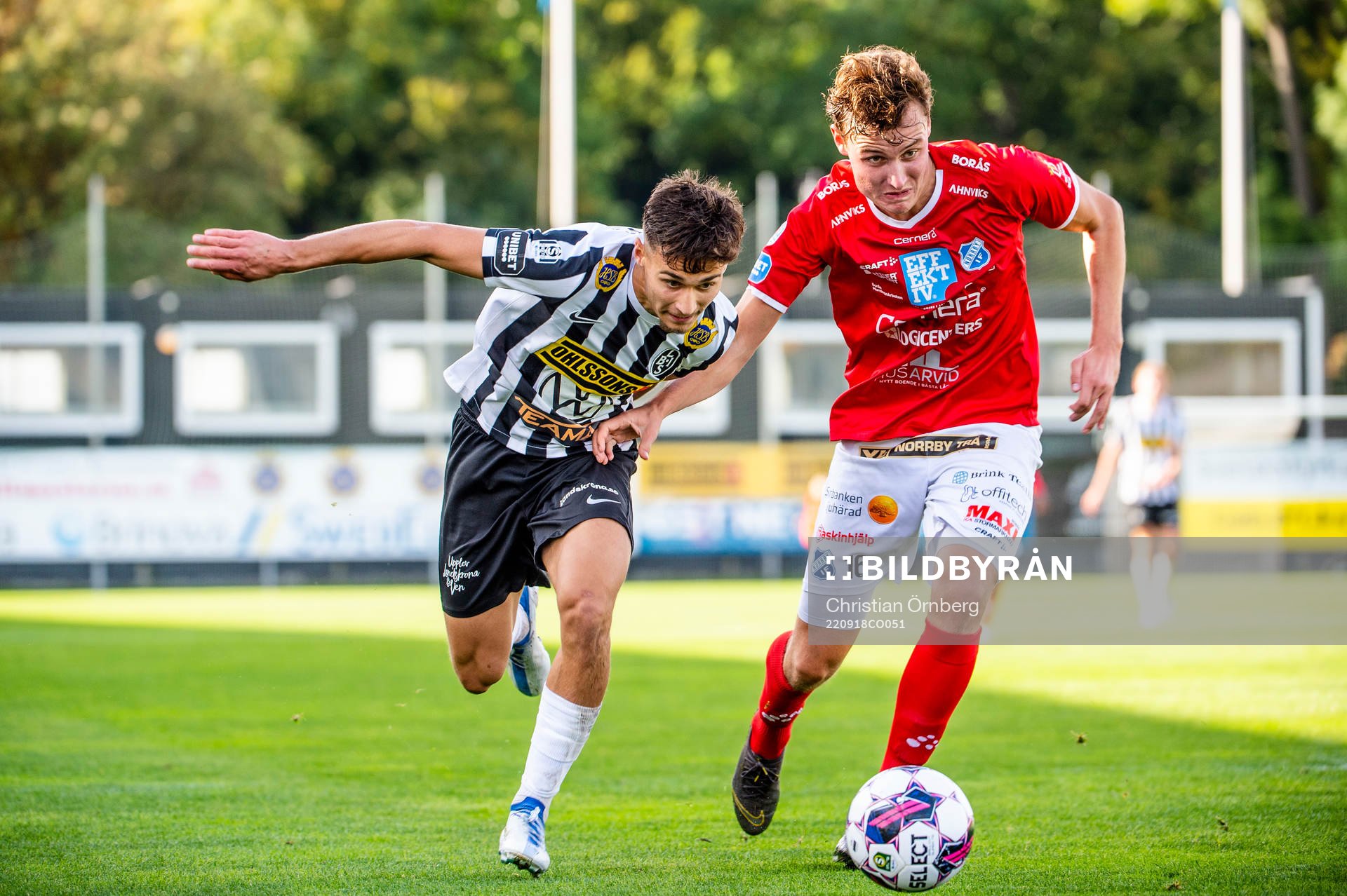 Landskronas Camil Jebara mot Norrbys Alexander Salo