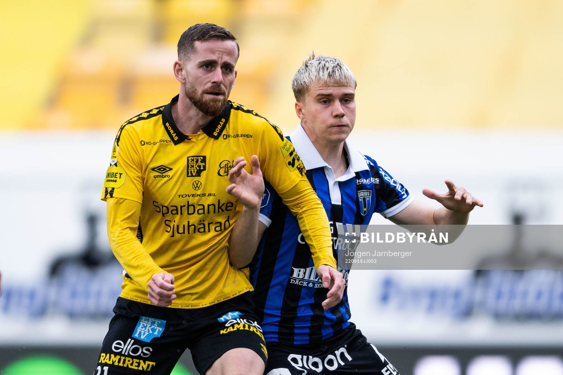 Elfsborgs Rasmus Alm och Sirius Oli Valur Omarsson