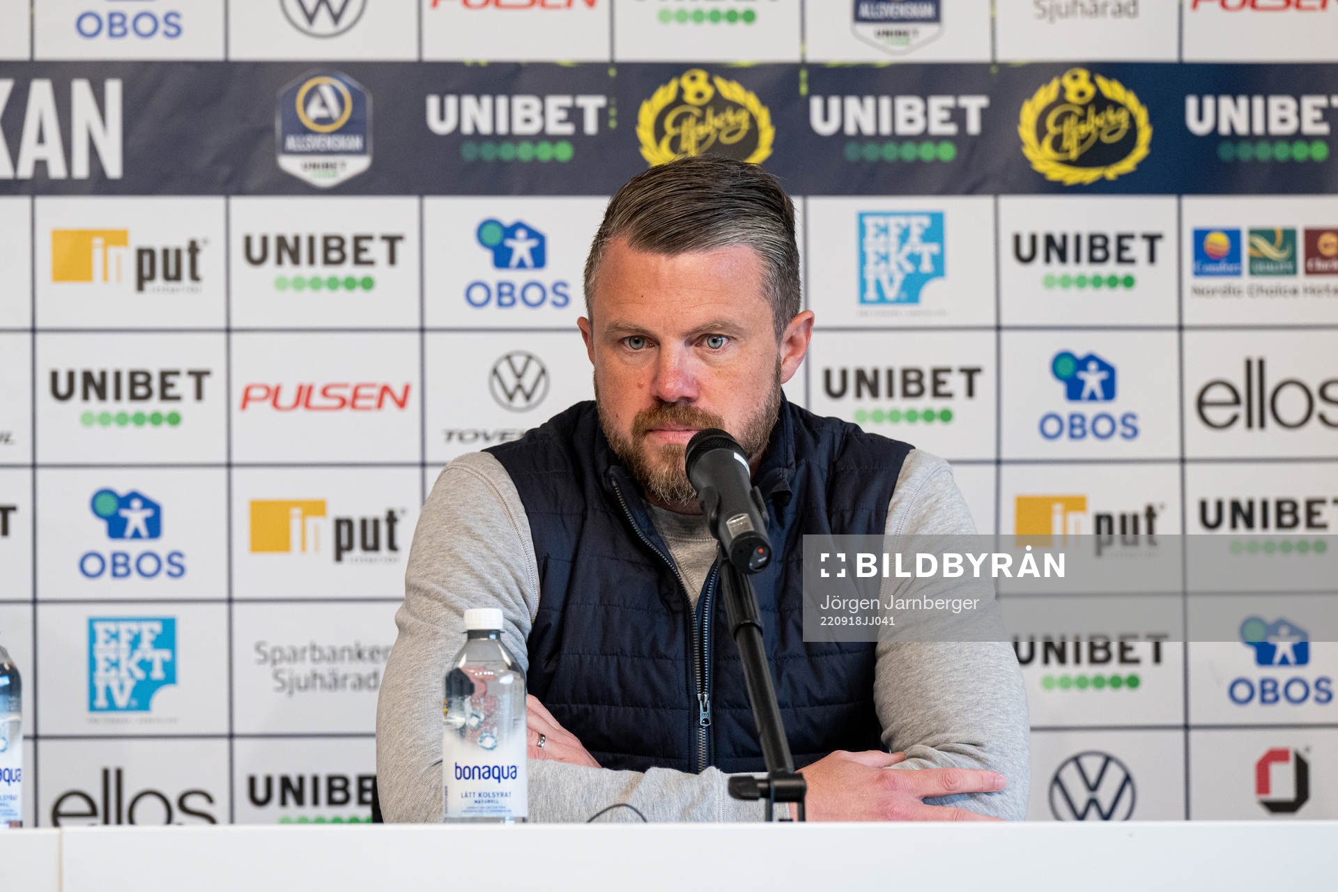 Elfsborgs manager Jimmy Thelin