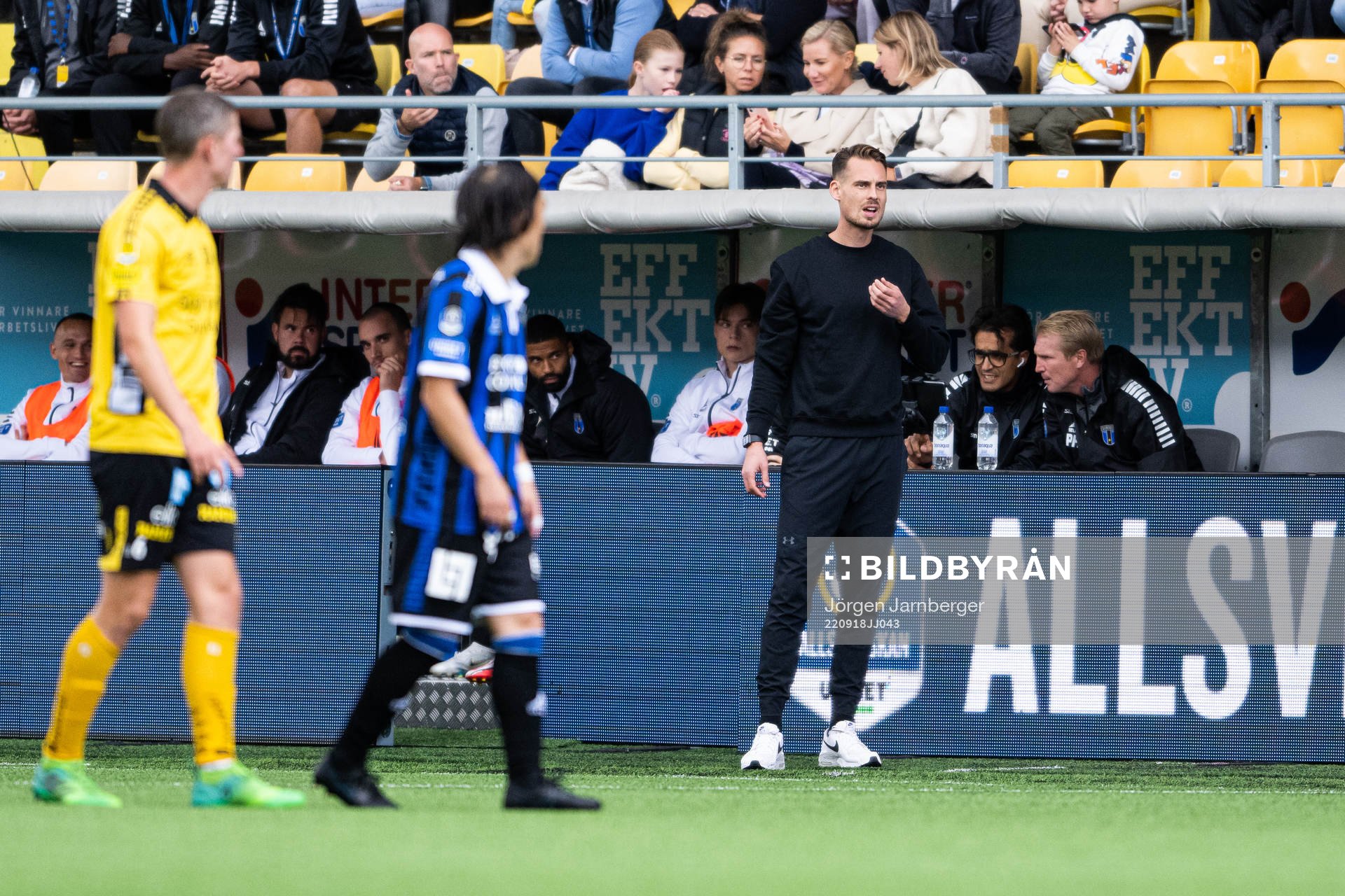 Sirius tränare Daniel Bäckström