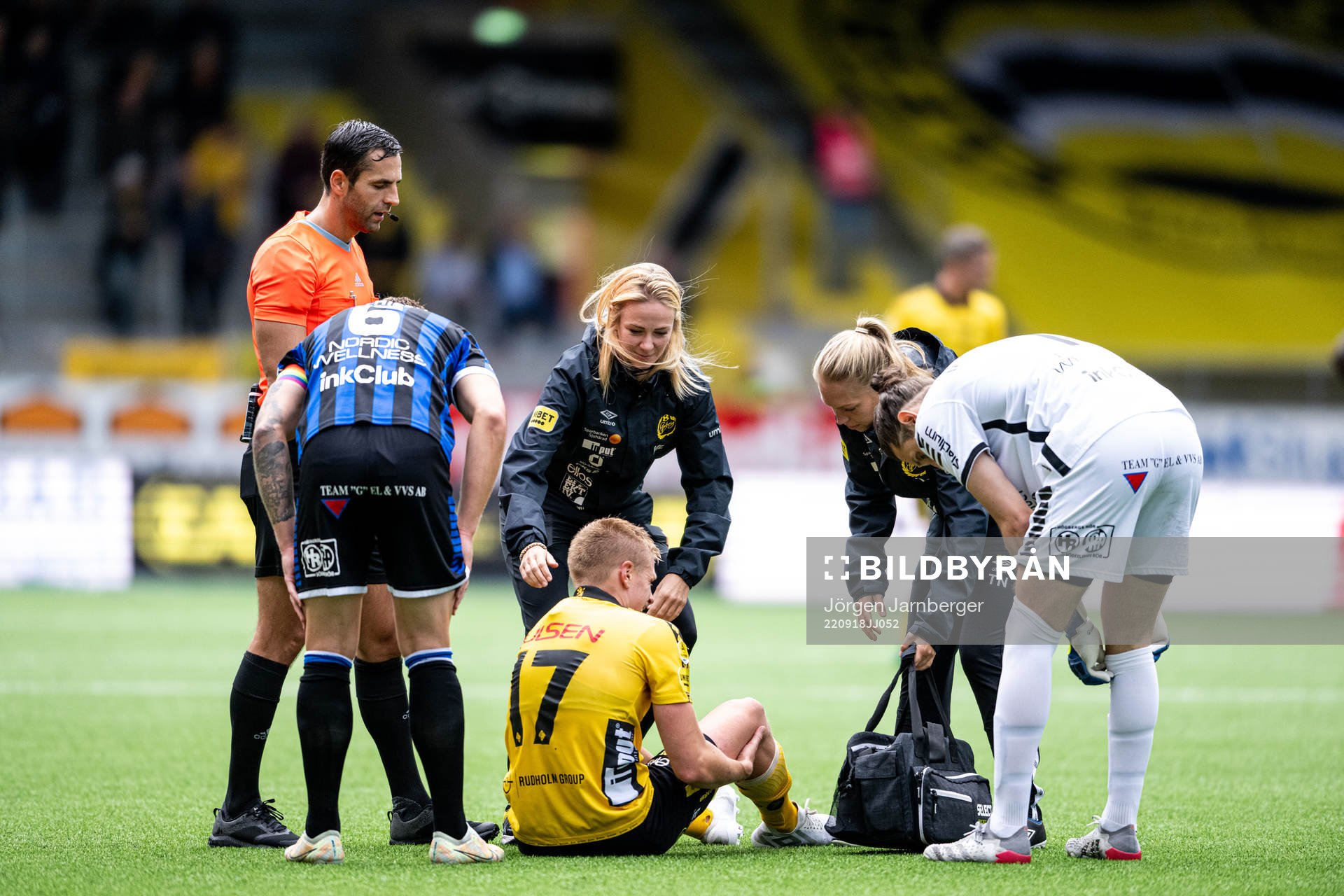 Elfsborgs läkare Matilda Lundblad och fysioterapeut Tania