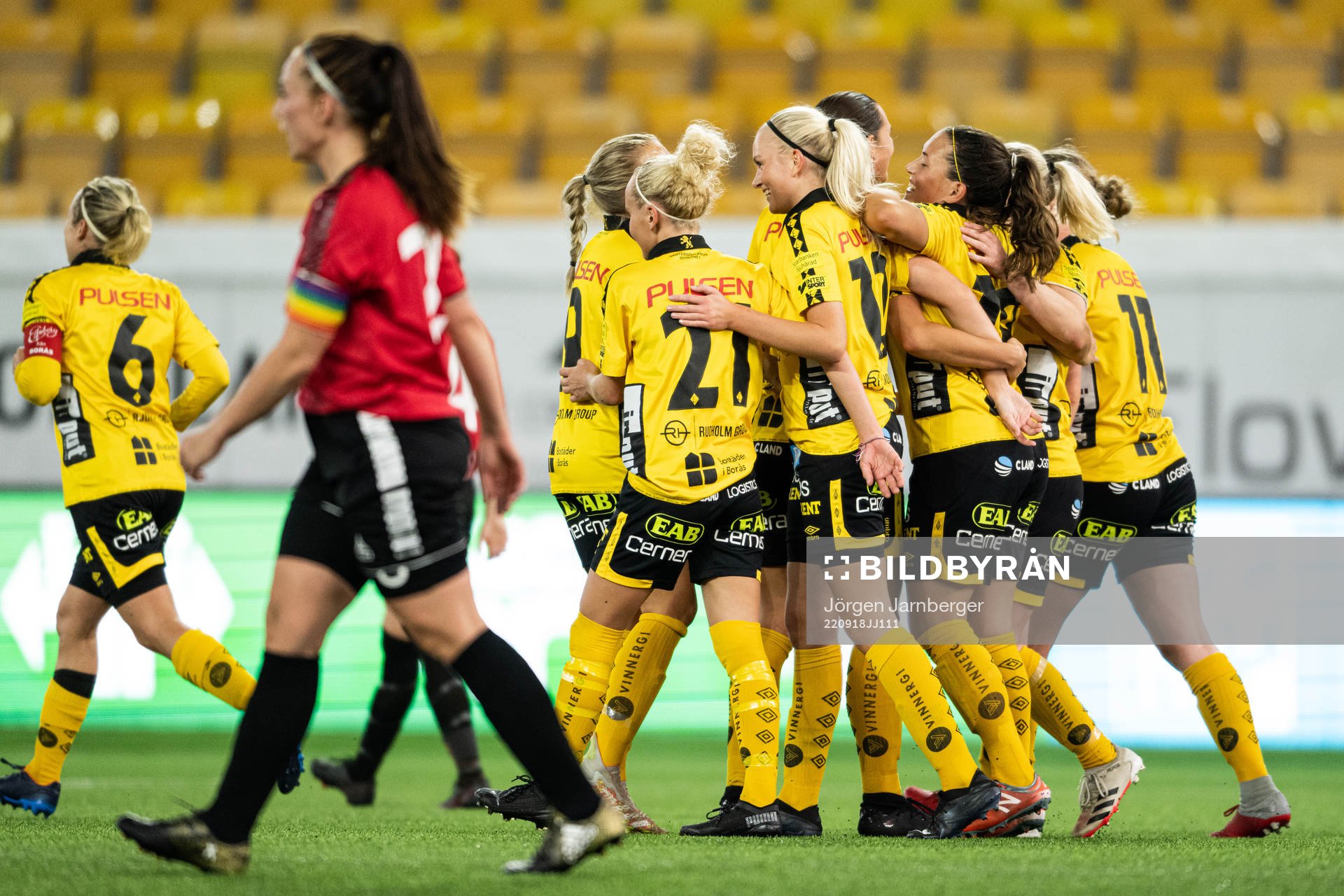 Elfsborgs spelare jublar