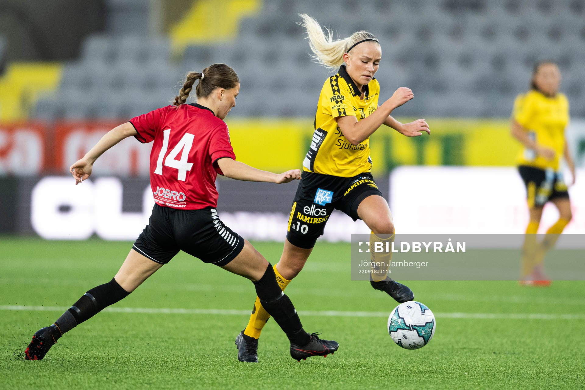 Södra vings Emilia Johansson och Elfsborgs Matilda