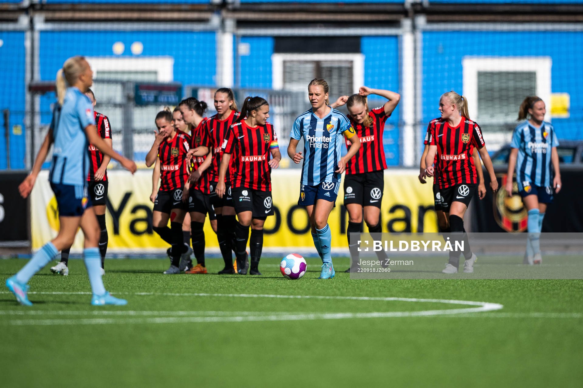 Djurgårdens Nellie Lilja deppar