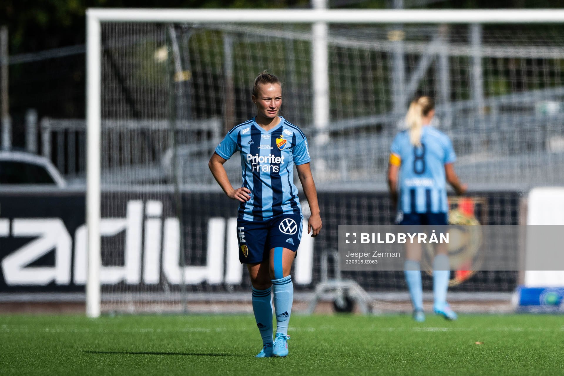 Djurgårdens Tove Almqvist deppar