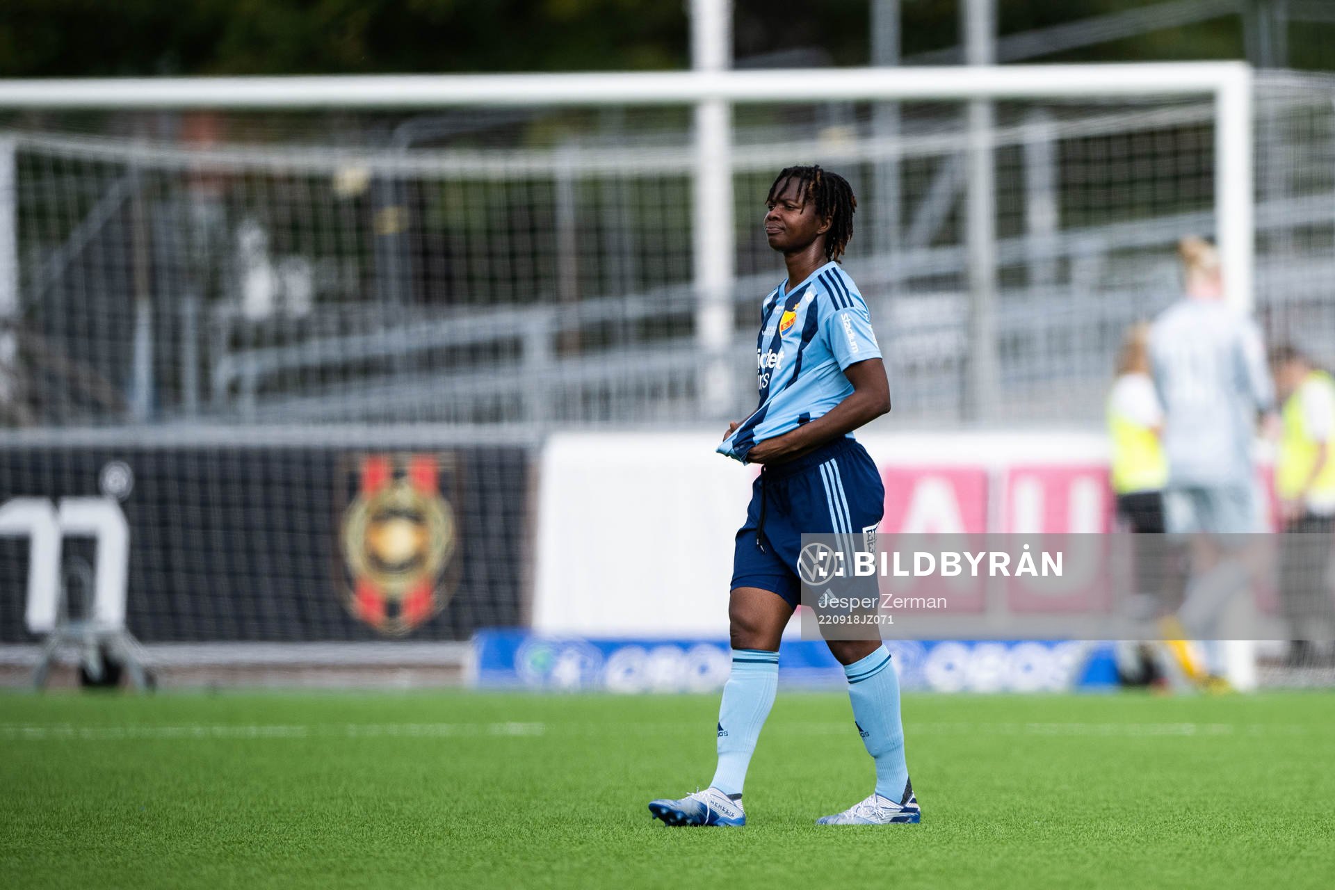 Djurgårdens Portia Boakye deppar