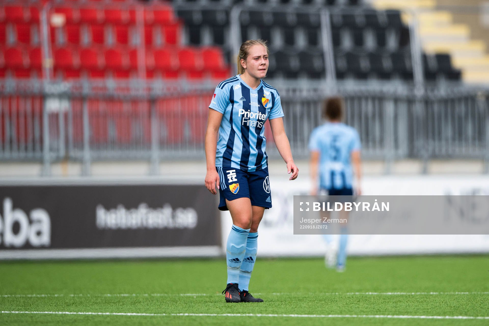 Djurgårdens Ebba Hed deppar