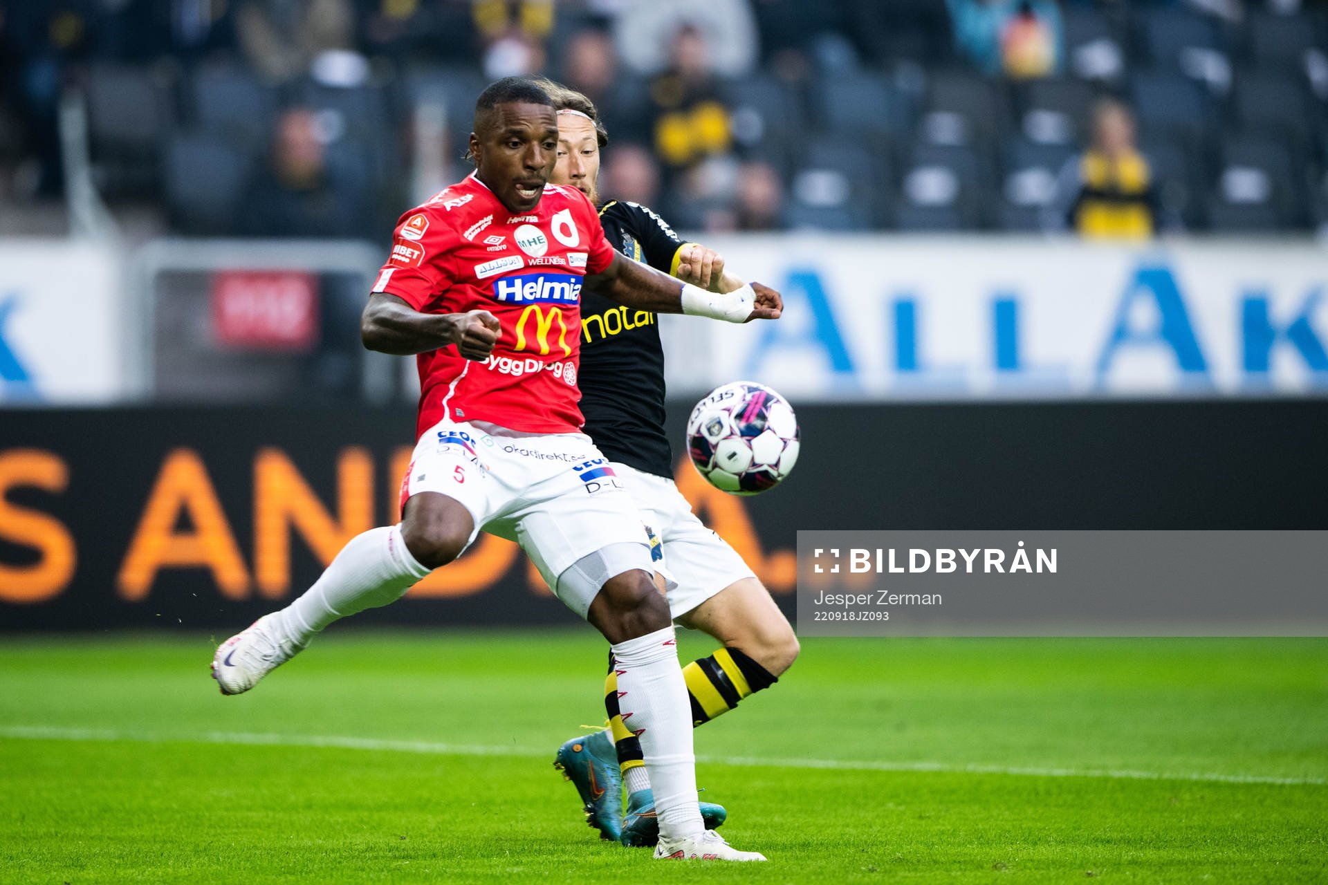 Degerfors Joseph-Claude Agyeman Gyau och AIKs Axel