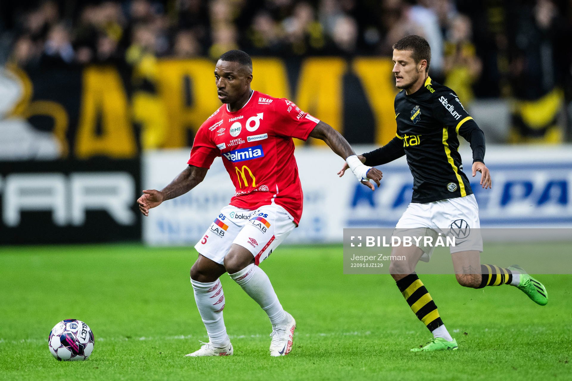 Degerfors Joseph - Claude Agyeman Gyau och AIKs Vincent
