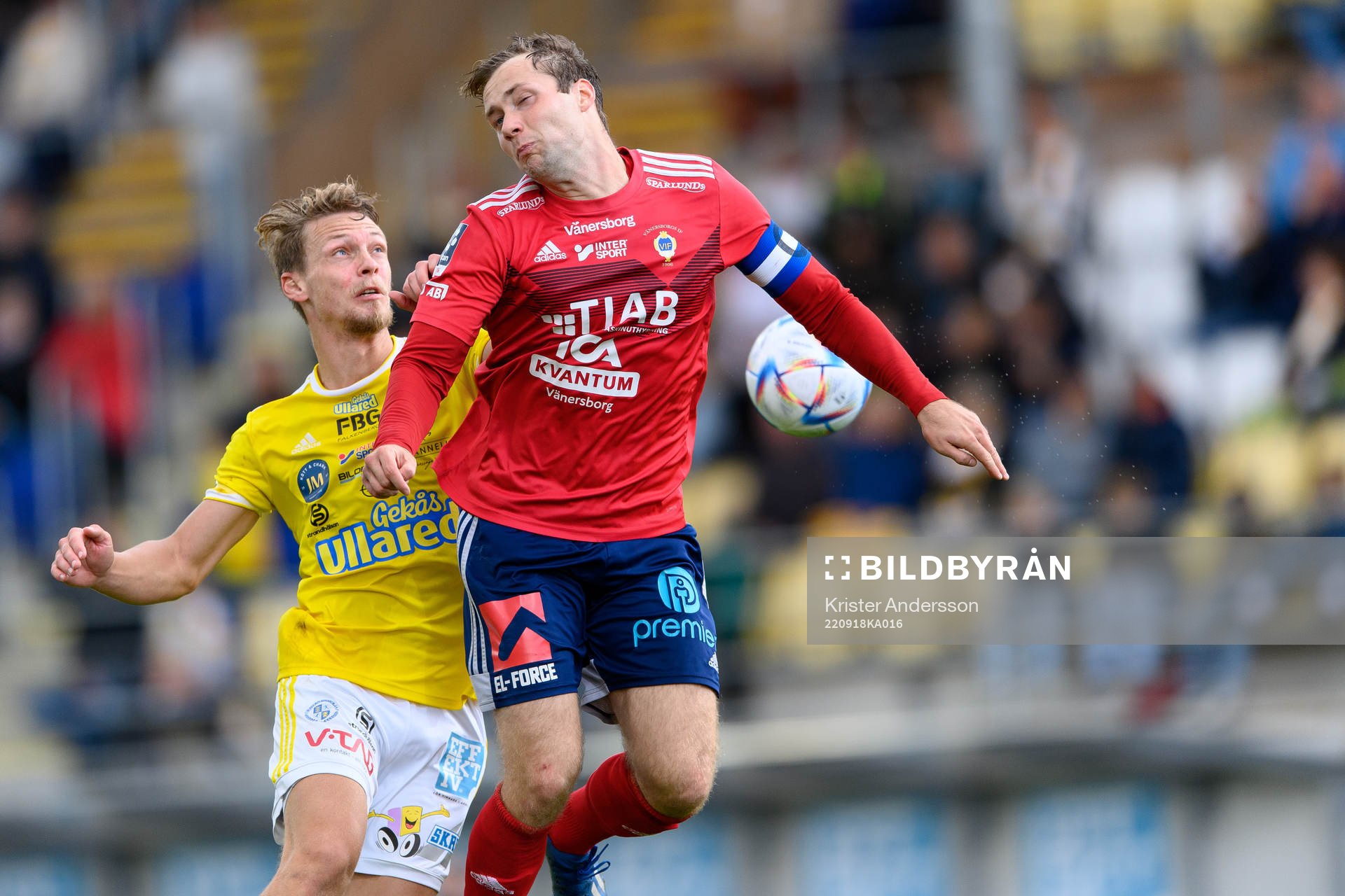 Falkenbergs Robin Hofsö och Vänersborgs Fabian Falkstrand