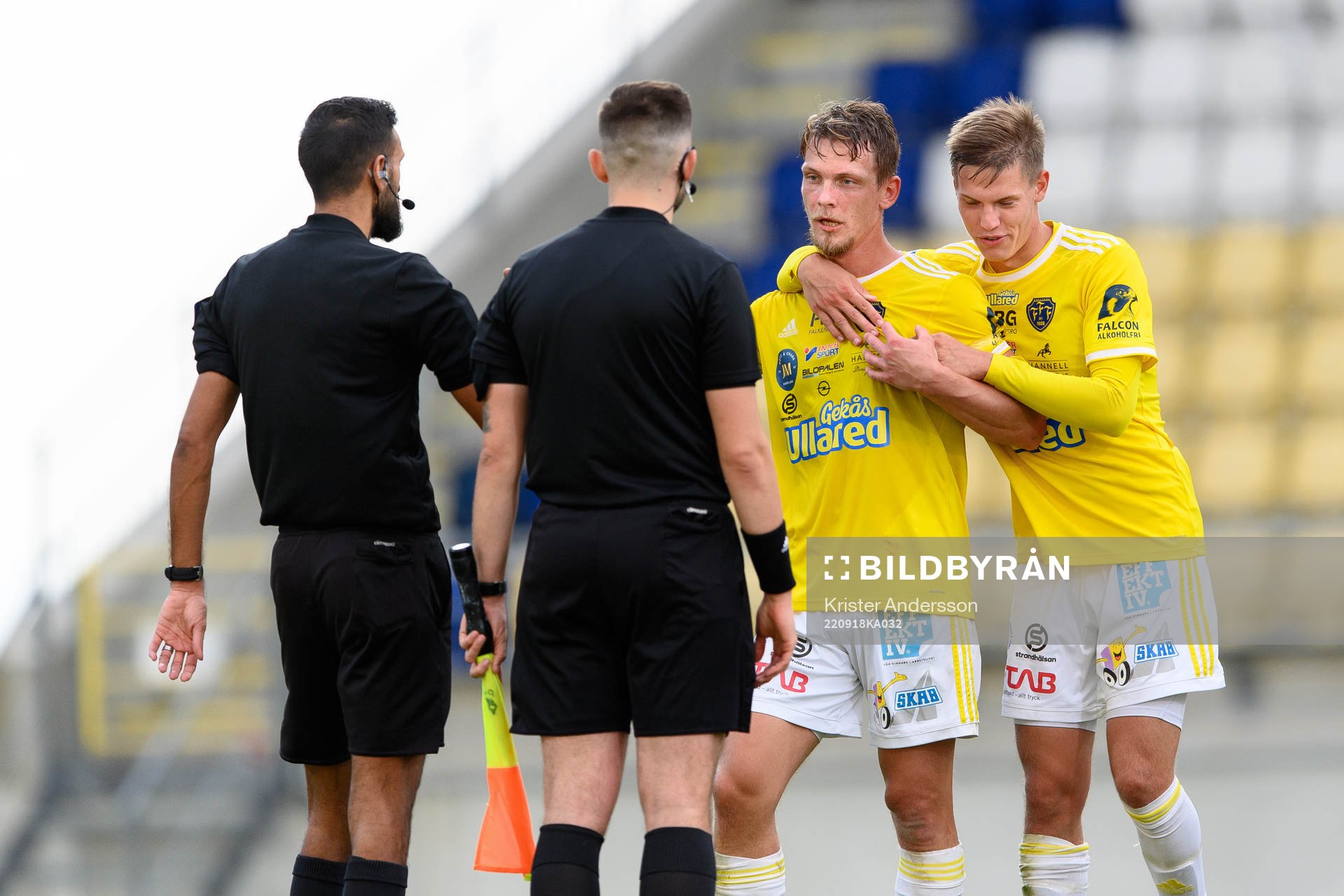 Falkenbergs Robin Hofsö och Taylor Silverholt