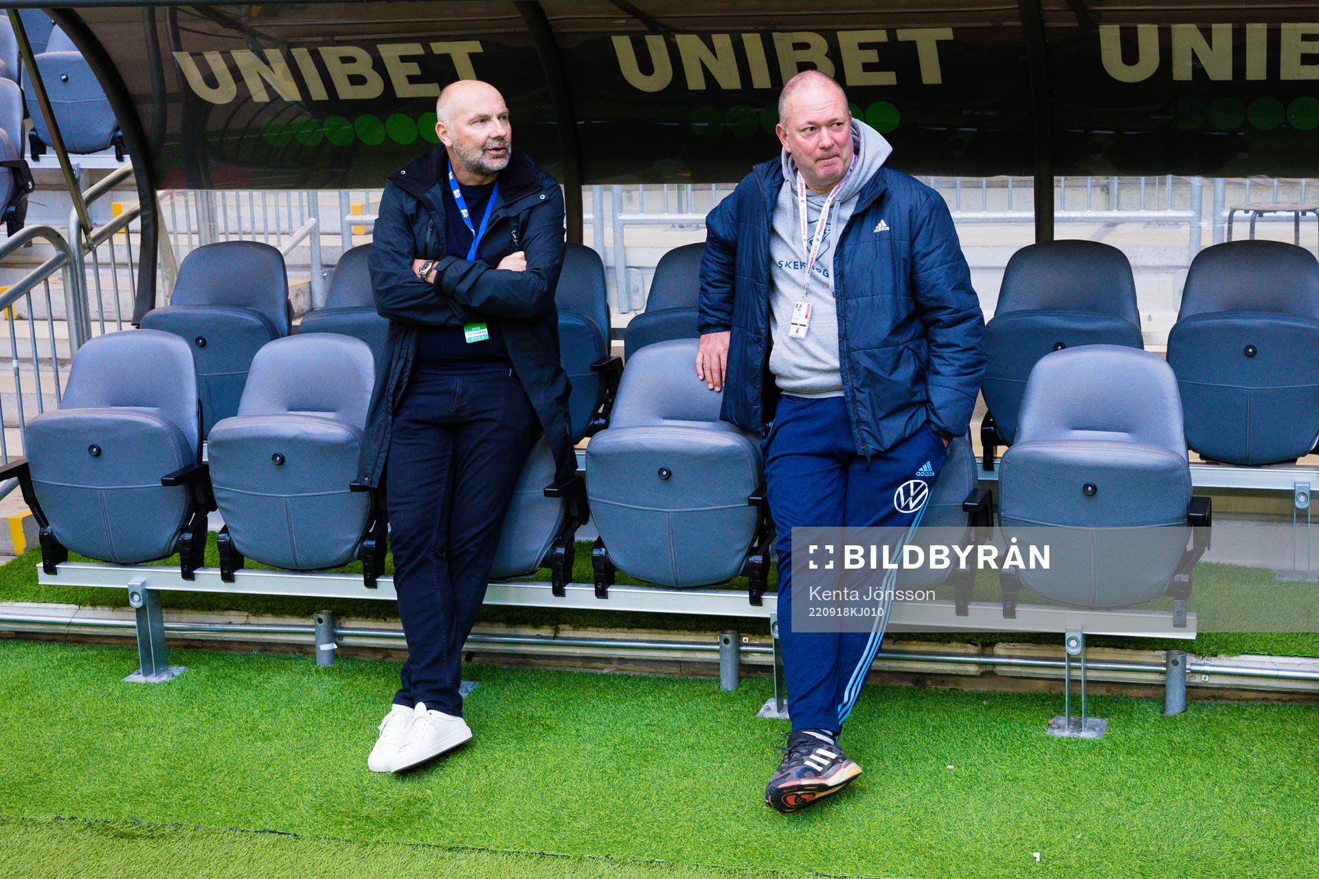 IFK Göteborgs klubbdirektör Håkan Mild och Djurgårdens