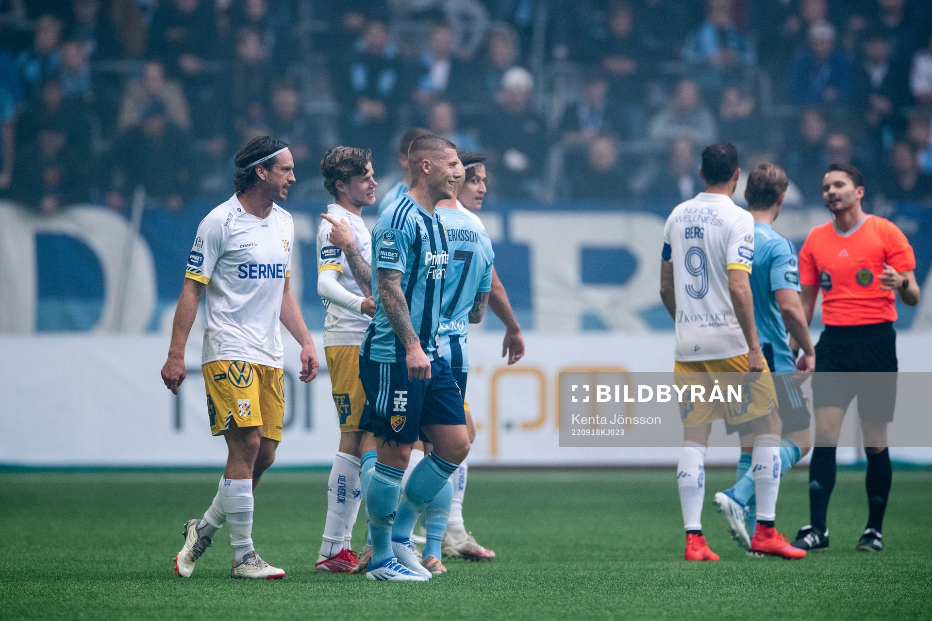 Djurgårdens Victor Edvardsen och IFK Göteborgs Simon
