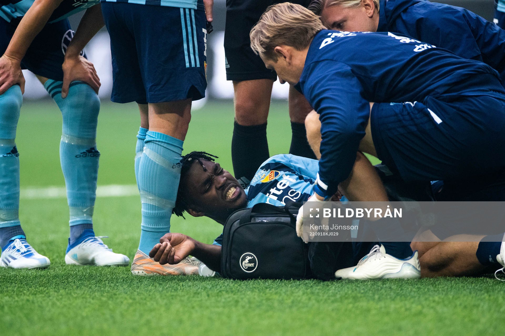 Djurgårdens Joel Asoro har ont
