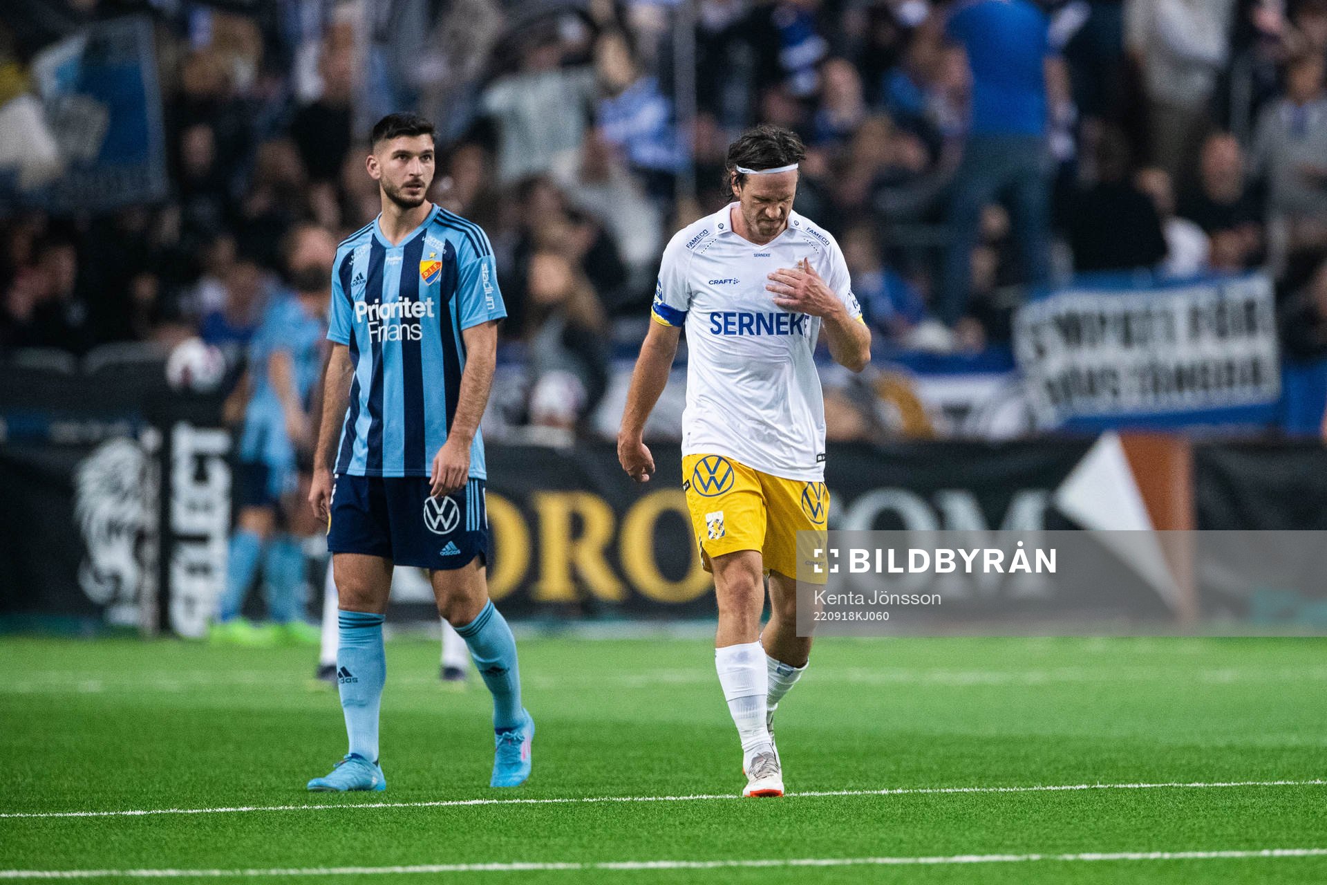 IFK Göteborgs Gustav Svensson deppar